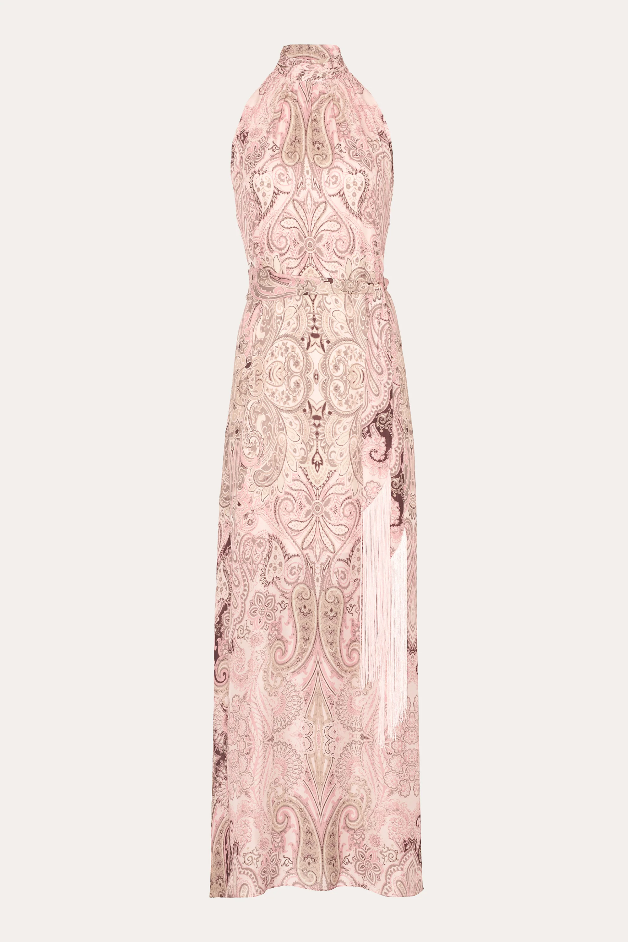 Annie Silk Halter Dress - Image 2