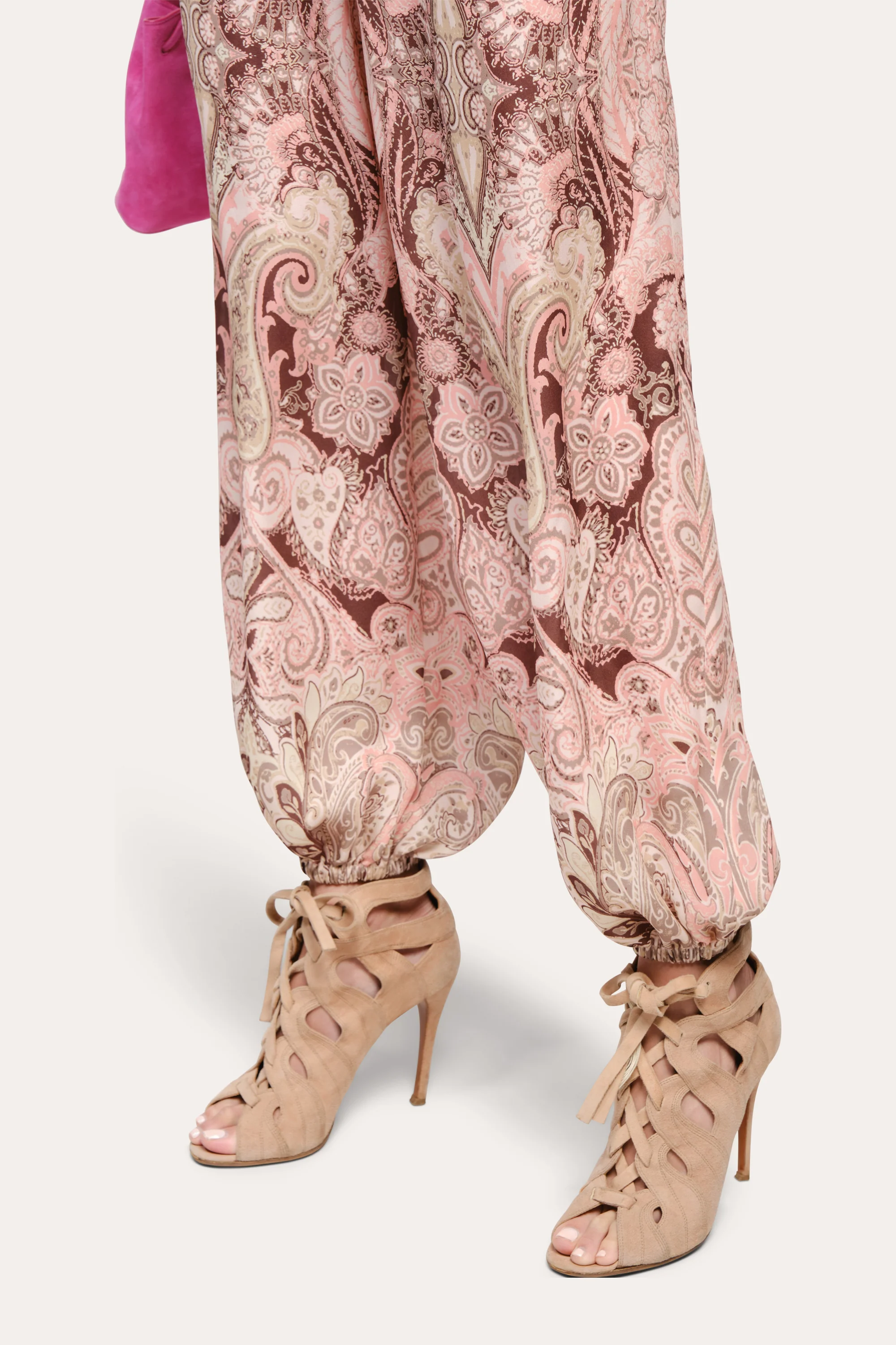 Annie Silk Palazzo Pant - Image 5