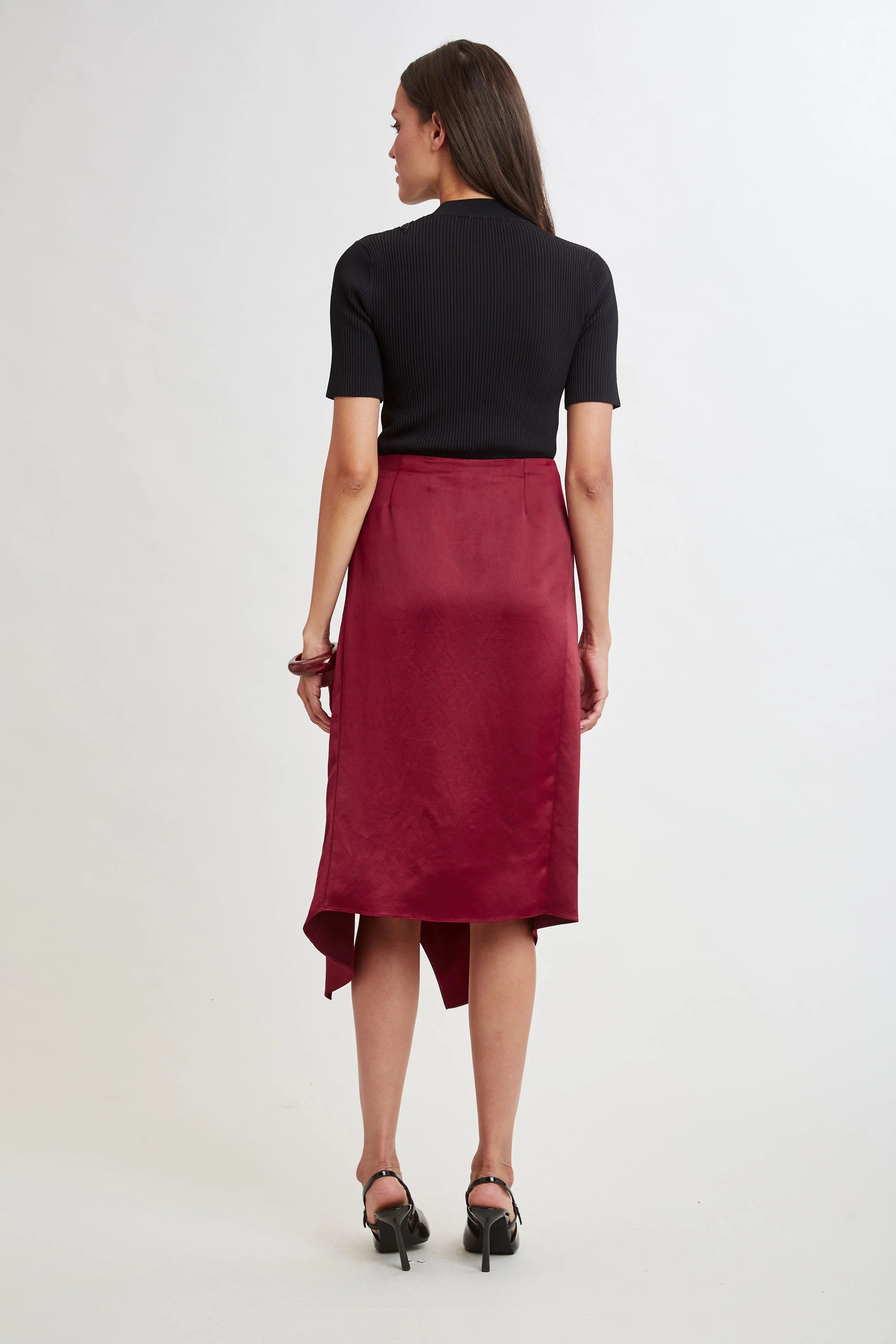 Asymmetric Hem Skirt - Image 5