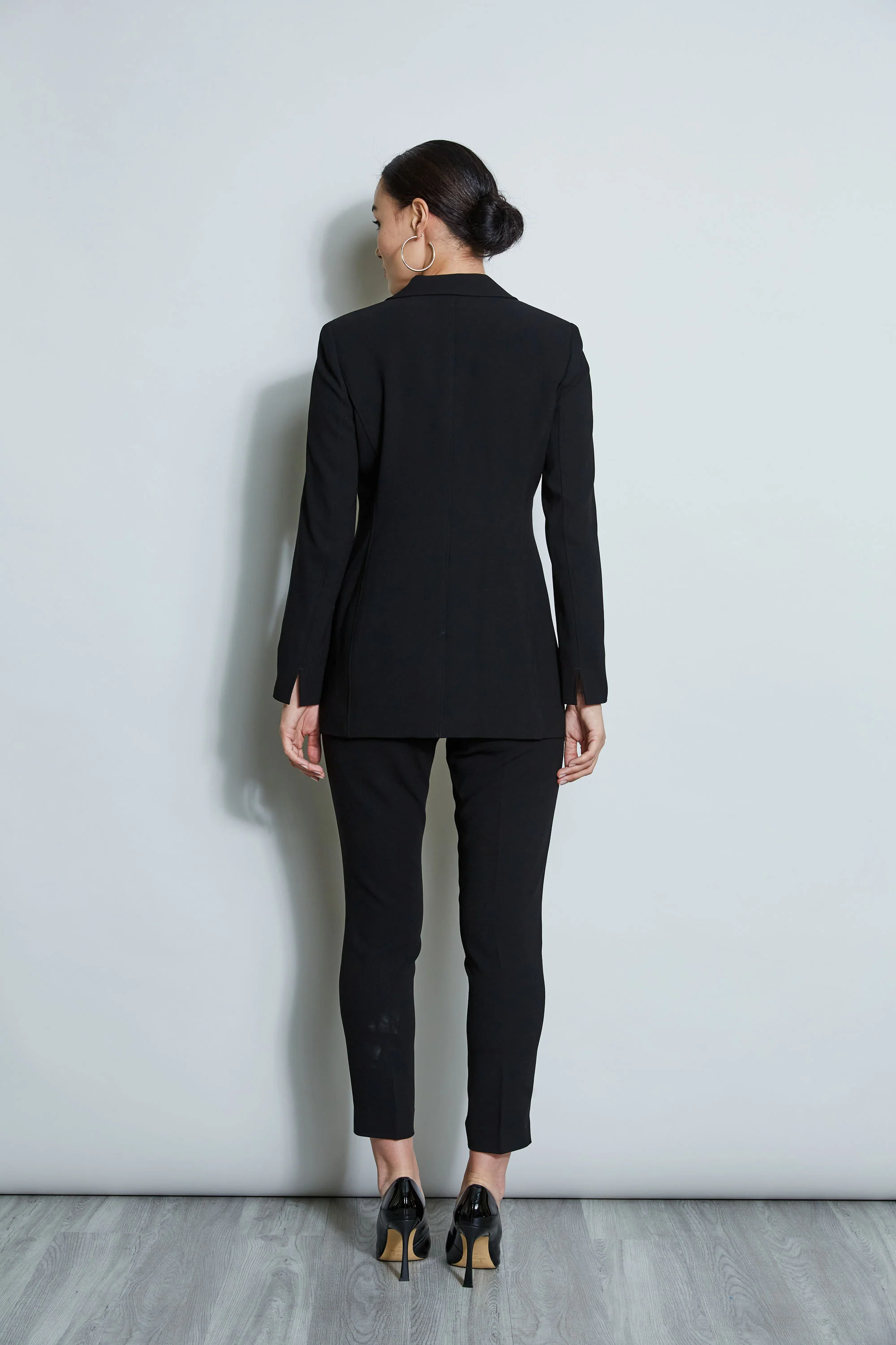 Asymmetric Single Button Blazer - Image 5