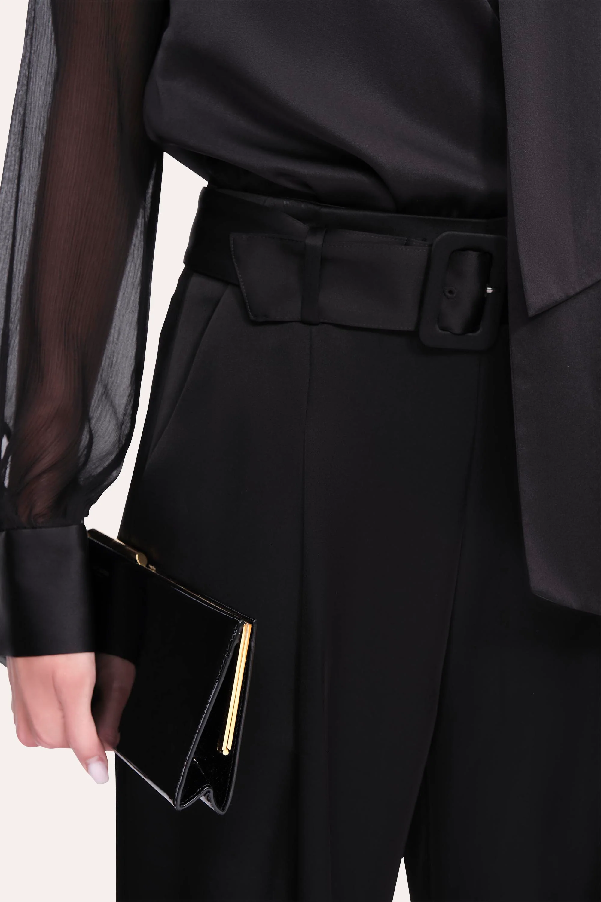 Satin Belted Pant - Image 3