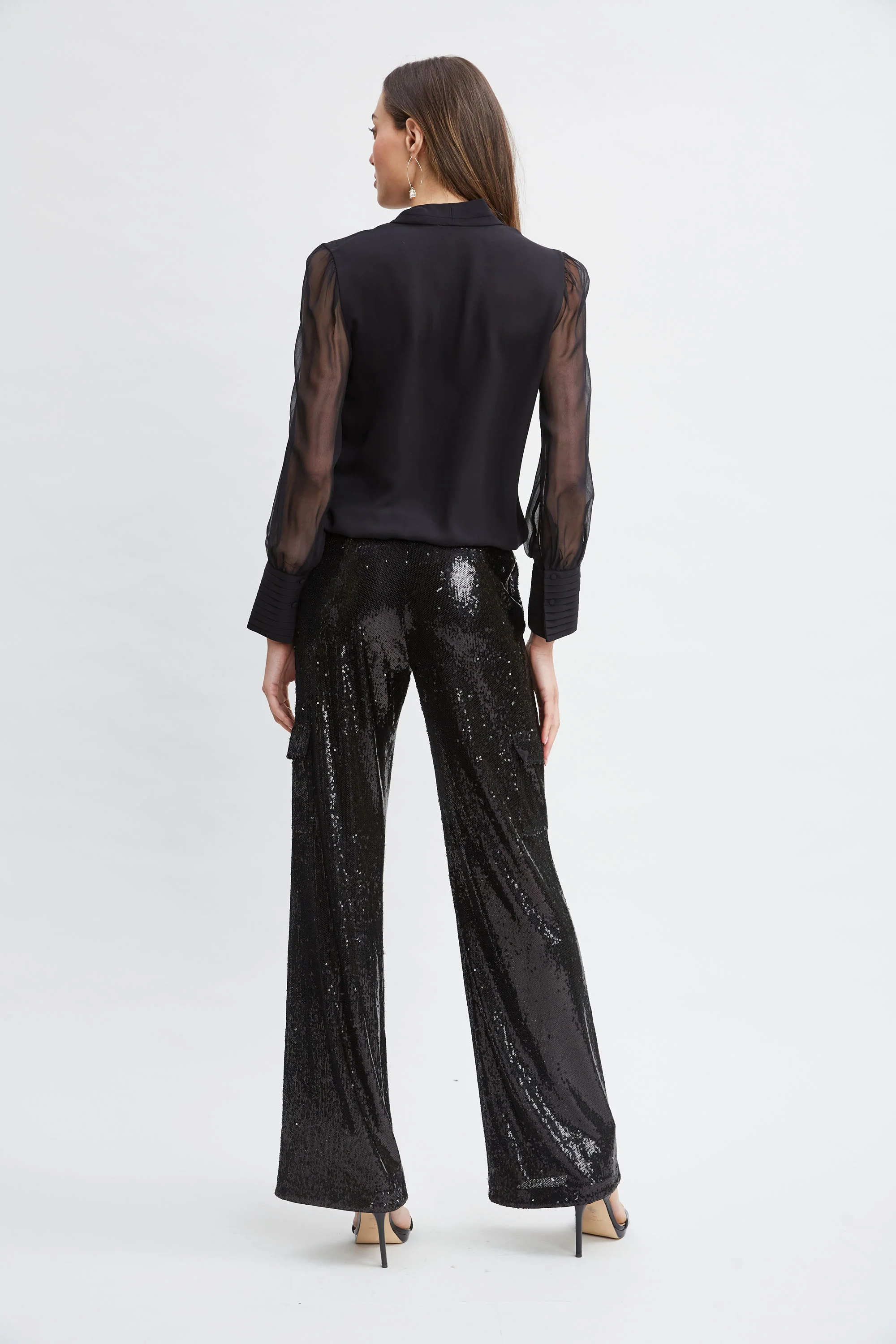 Silk Blouson Button Shirt - Image 5