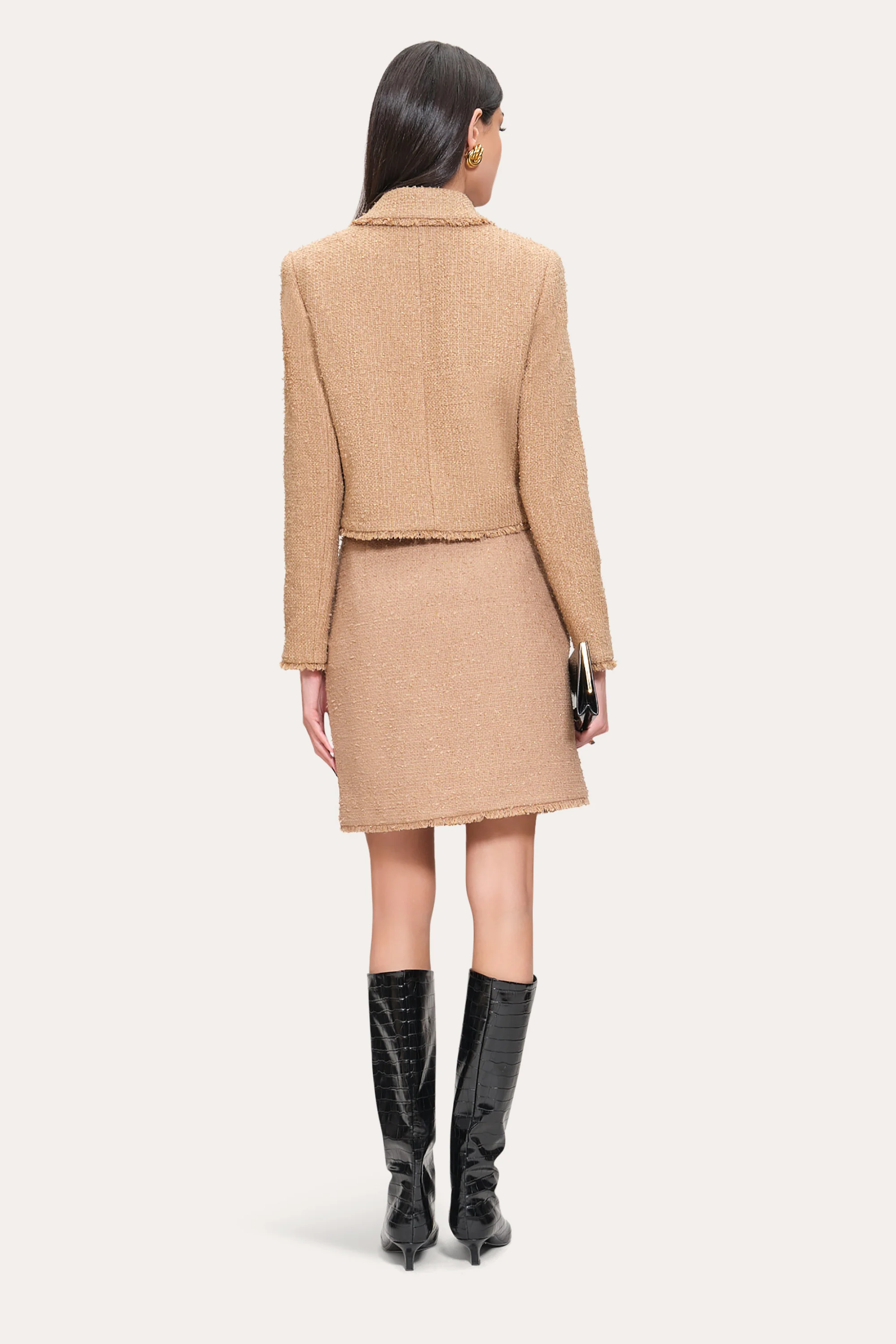 Boucle Tweed Skirt - Image 4