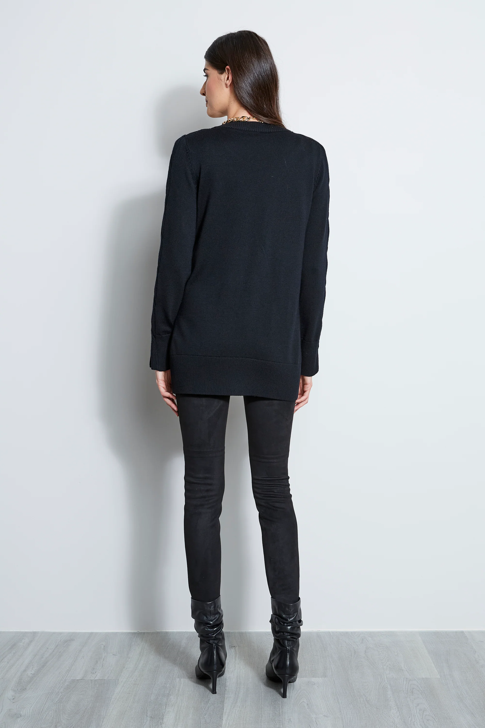 Cable Button Cardigan - Image 4