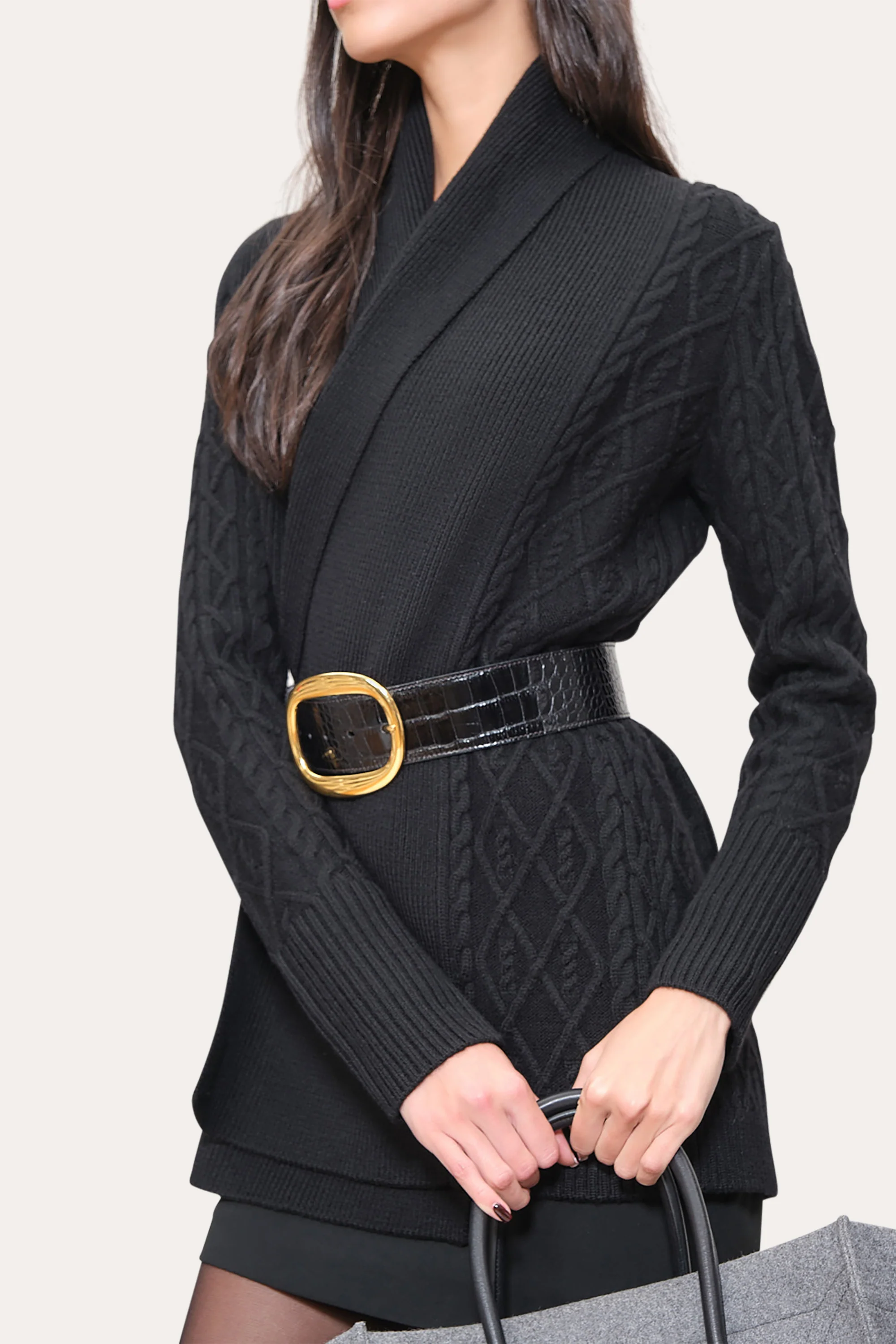 Cable Knit Cardigan - Image 3
