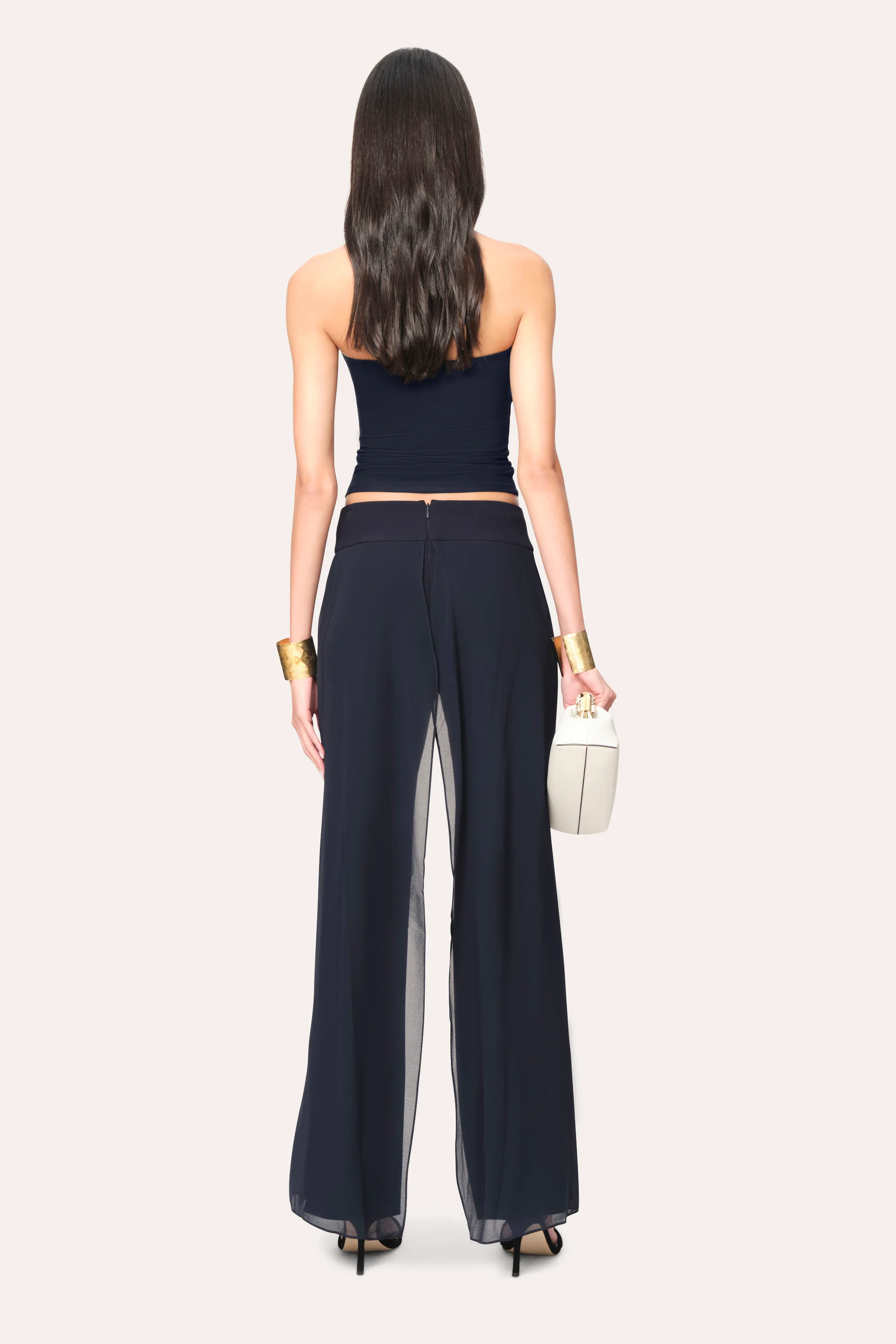 Chiffon Panel Pant - Image 3