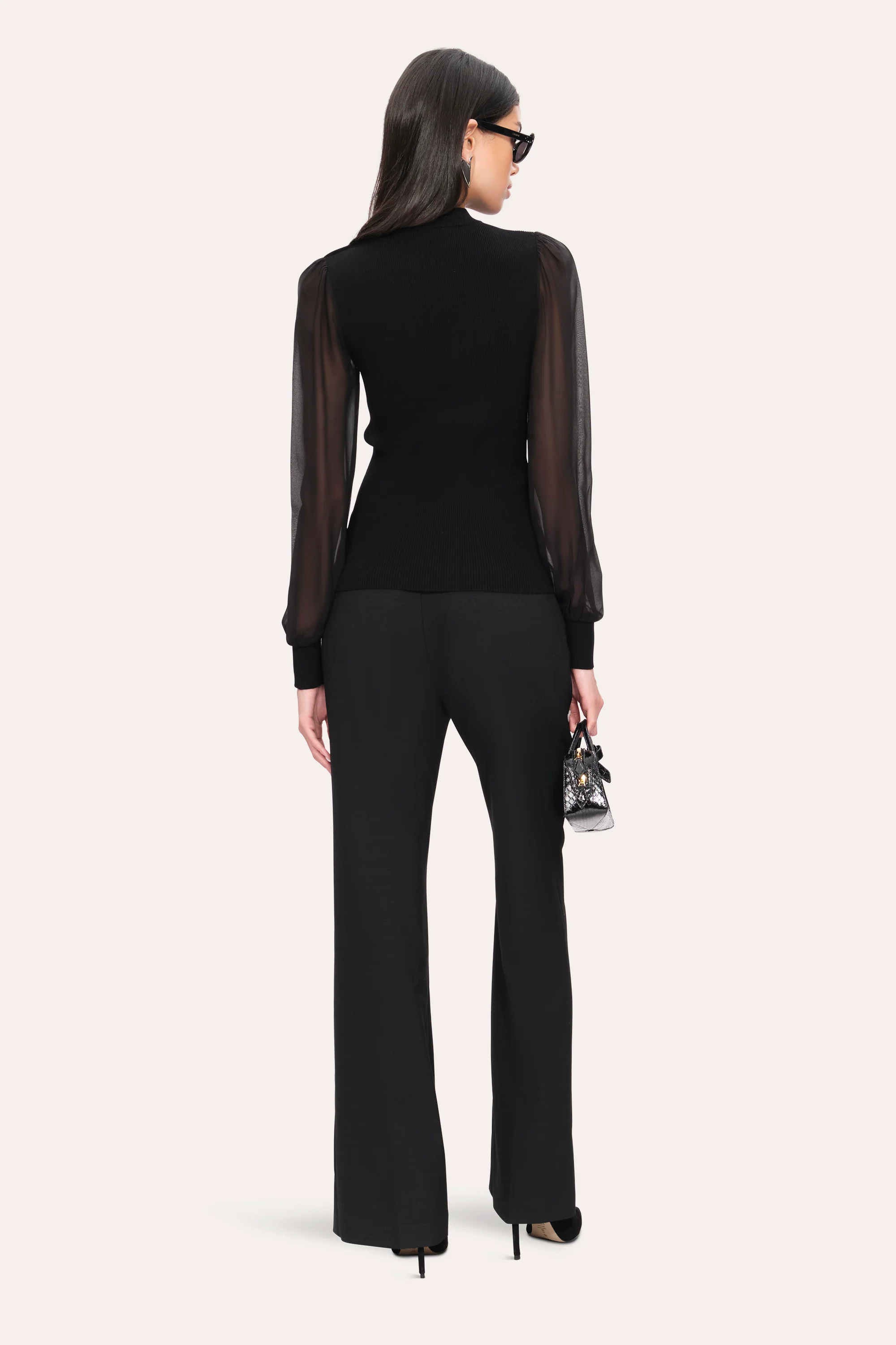 Chiffon Sleeve Knit - Image 4