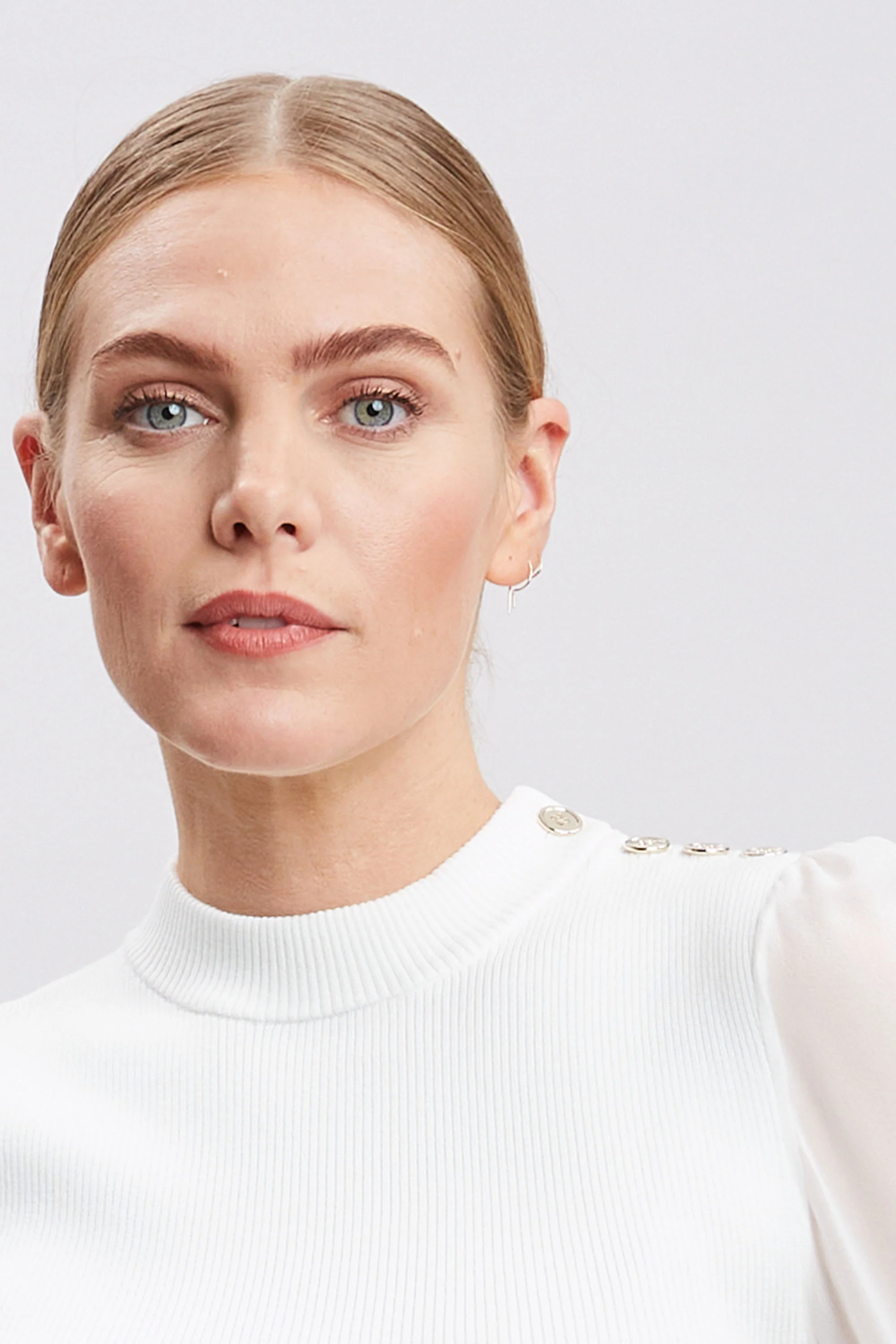 Chiffon Sleeve Knit - Image 3