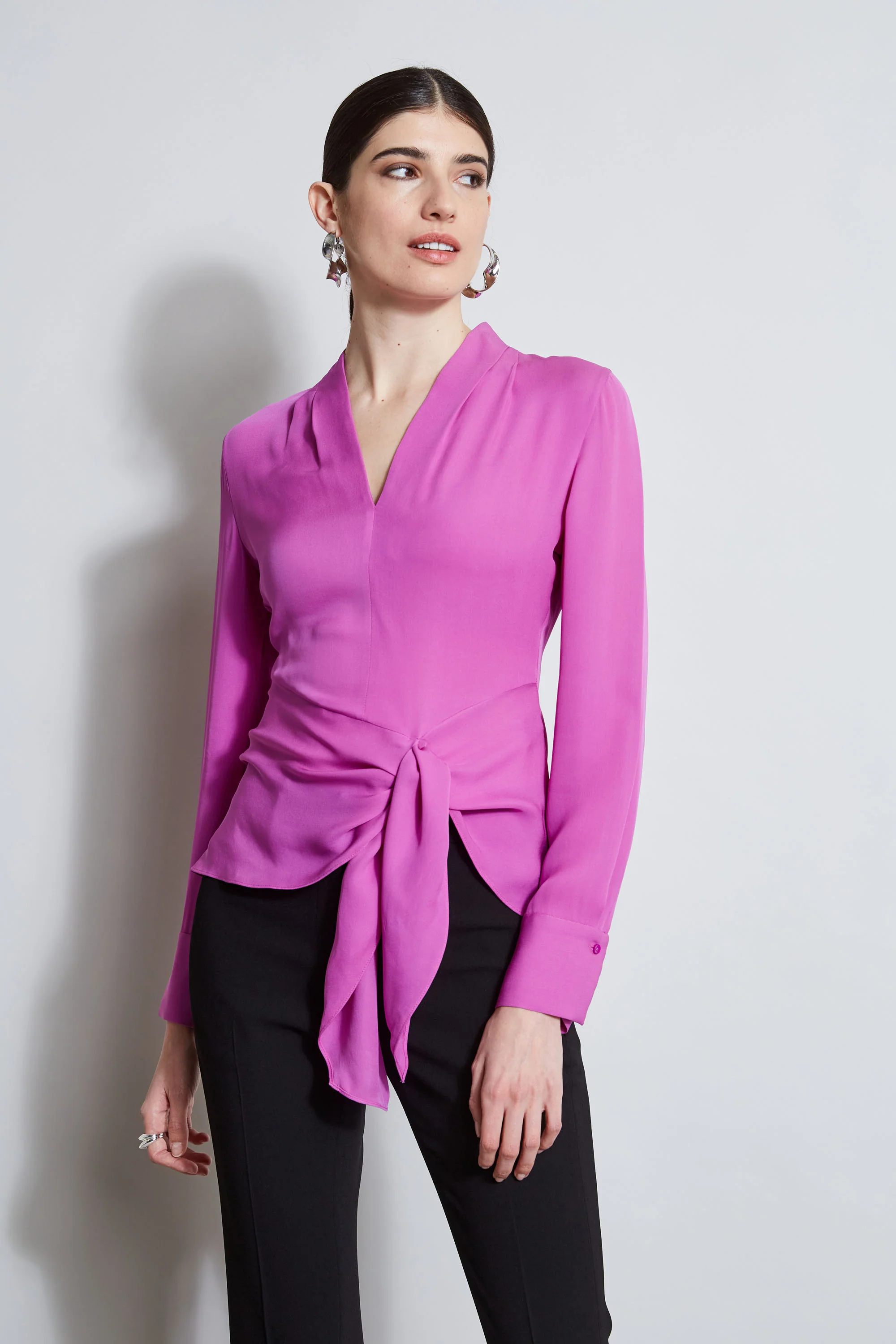 Contour Side Tie Shirt - Image 3