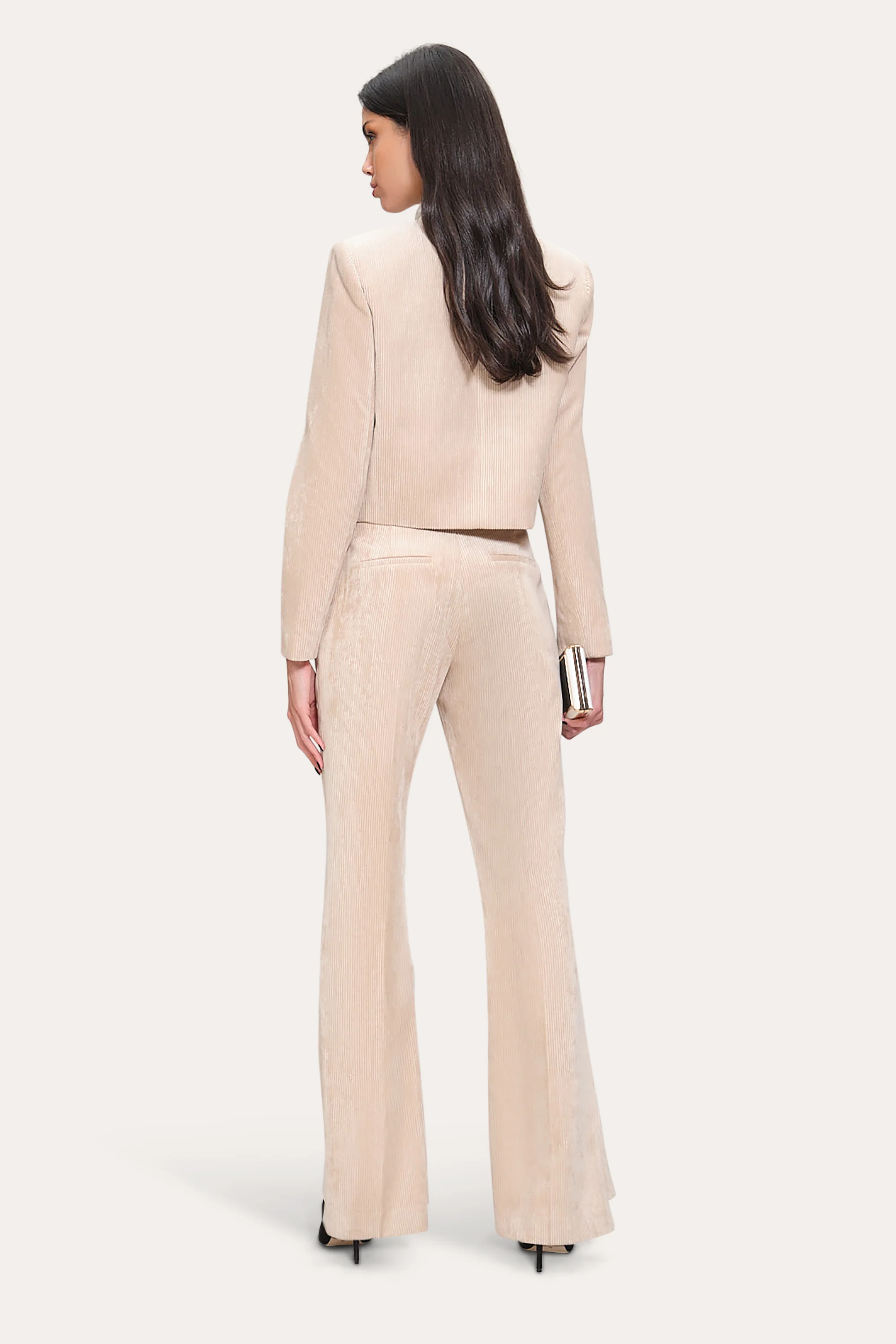 Cropped Corduroy Jacket - Image 4