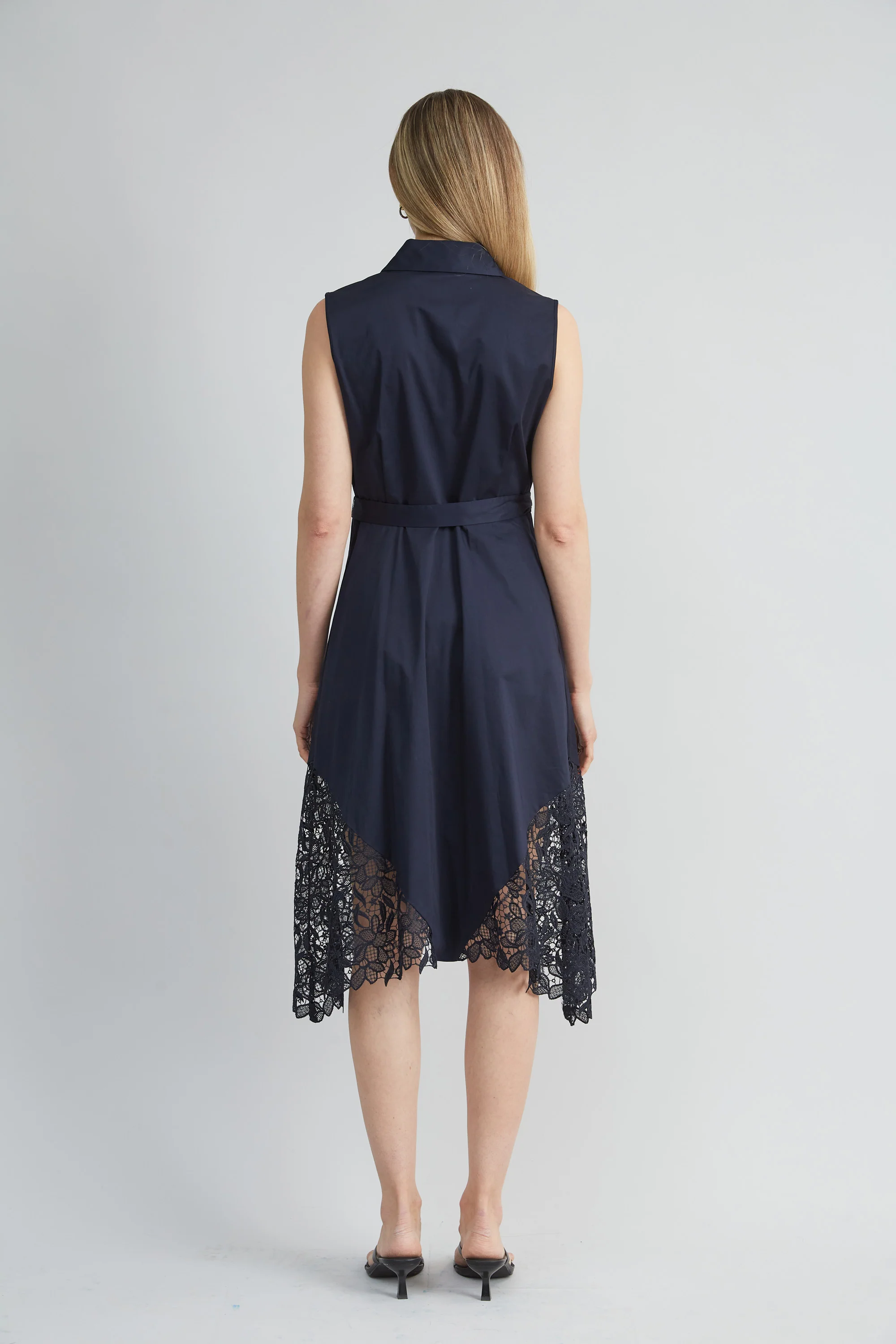 Cotton Lace Hem Dress - Image 5