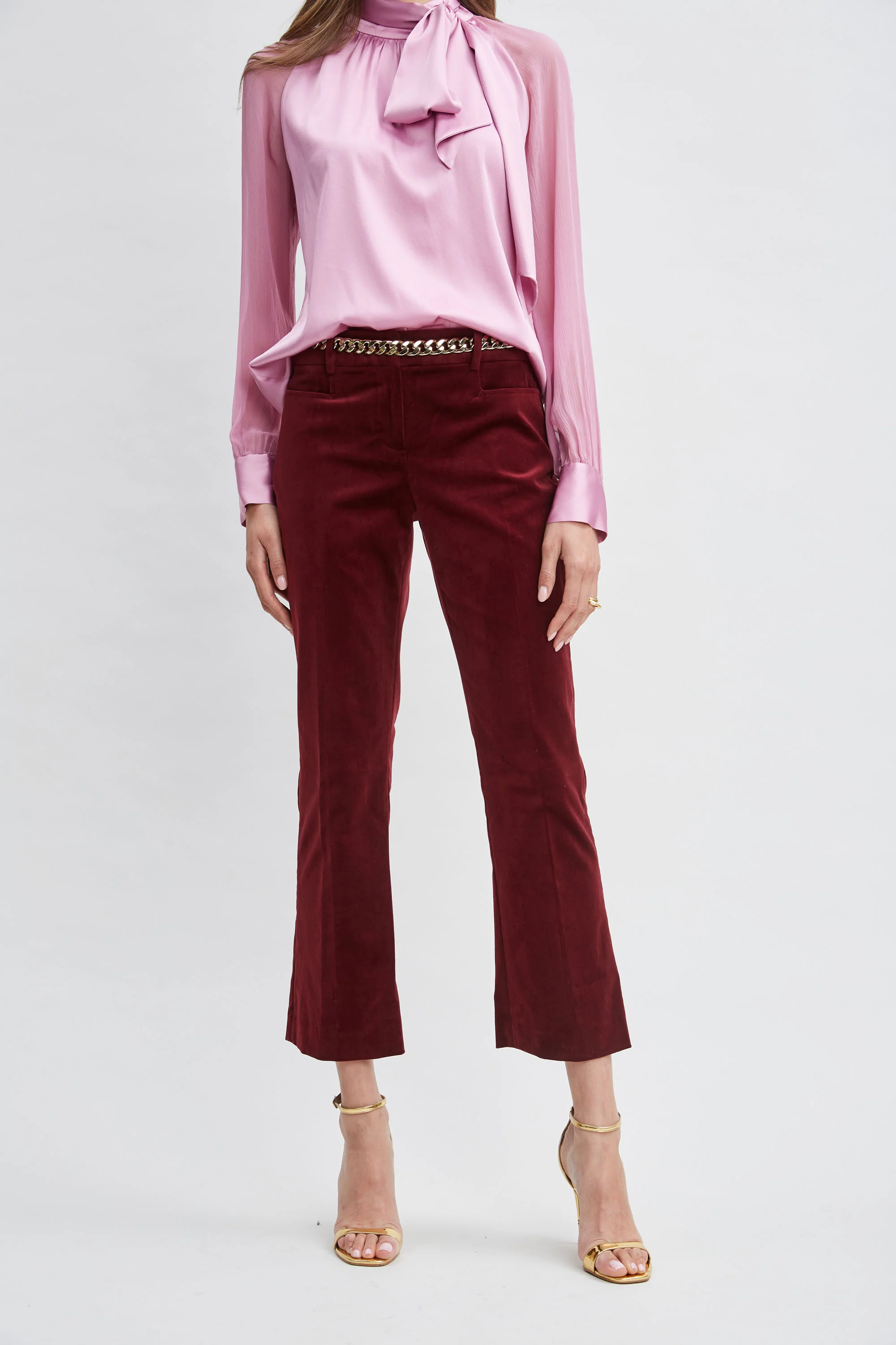 Cotton Velvet Flare