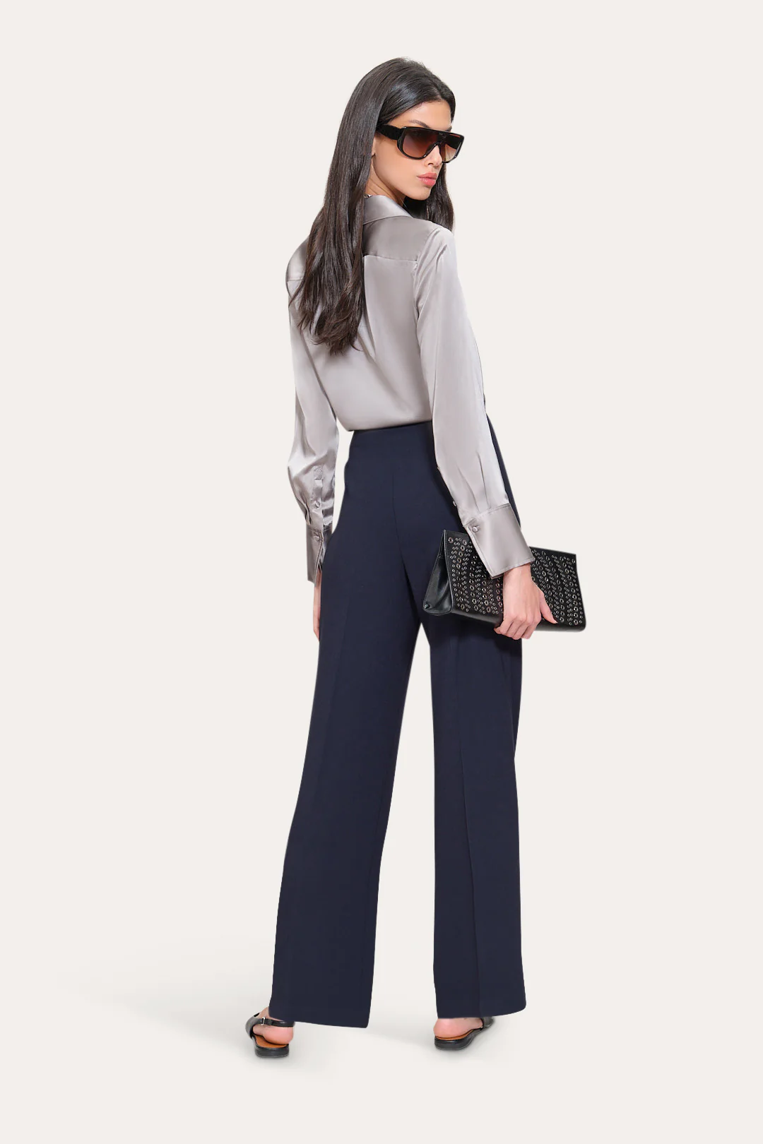 Crepe Wide Pant - Image 4