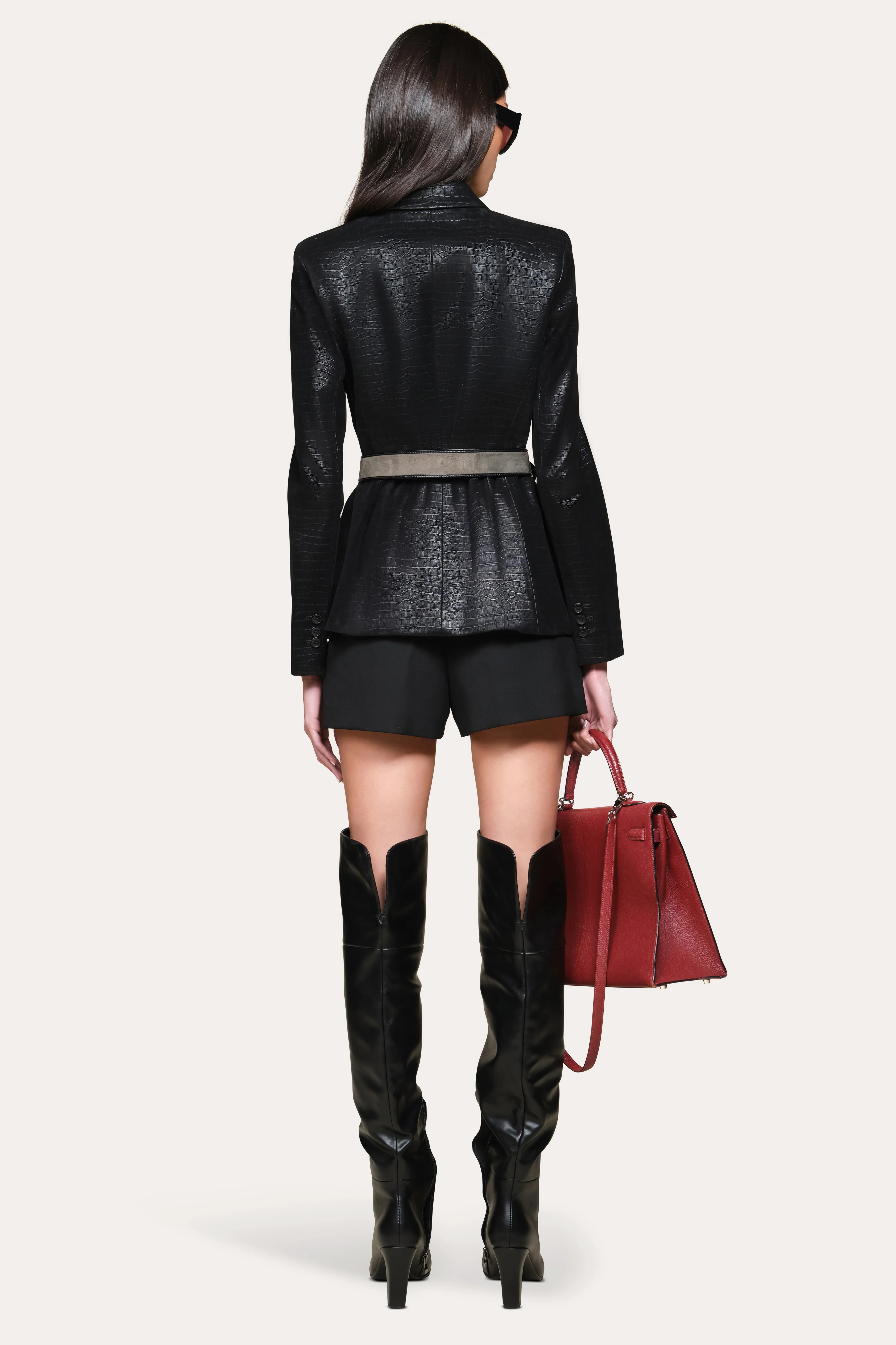 Crocodile Panel Blazer - Image 3