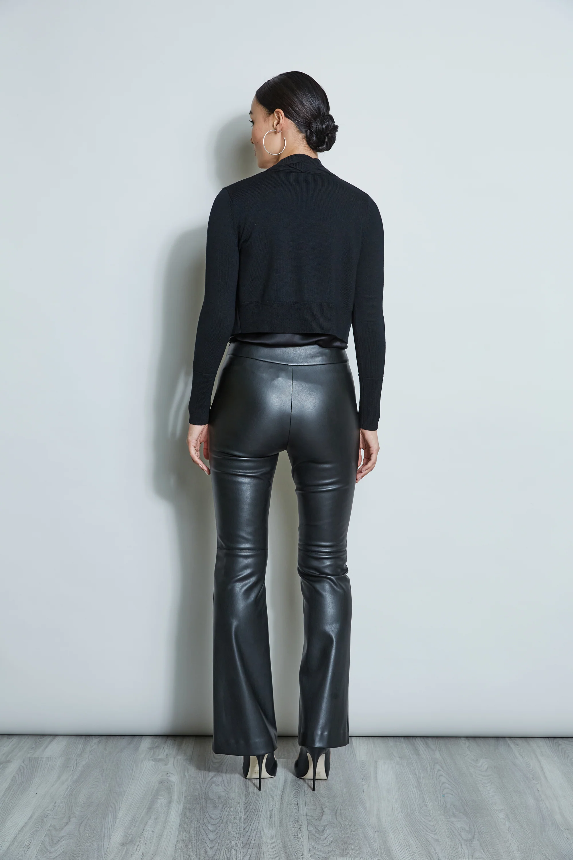 Cropped Cable Cardigan - Image 4