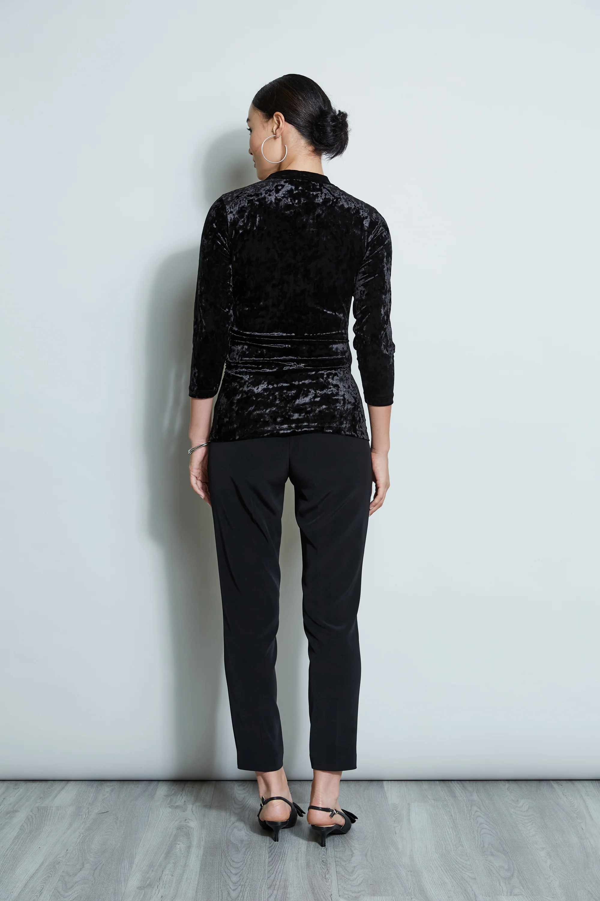Crushed Velvet Ruched Knit - Image 3