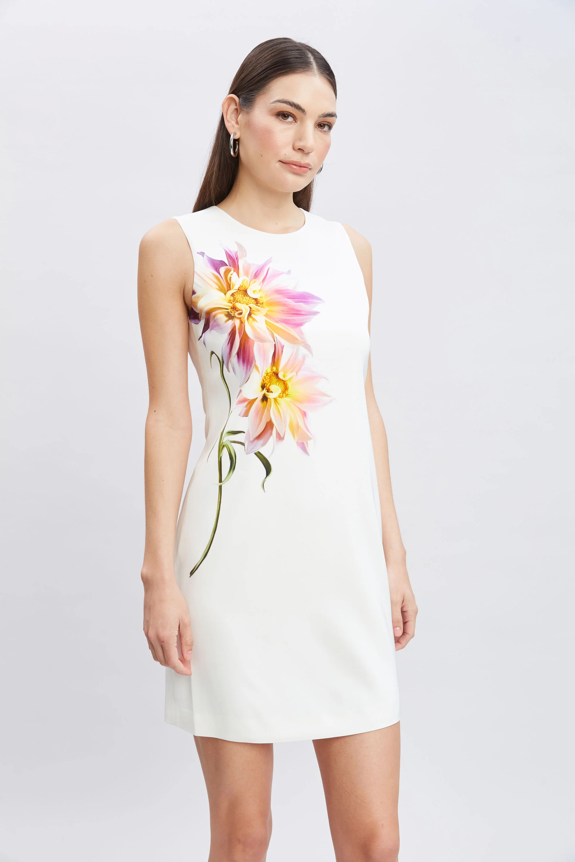 Dahlia Floral Shift Dress - Image 3