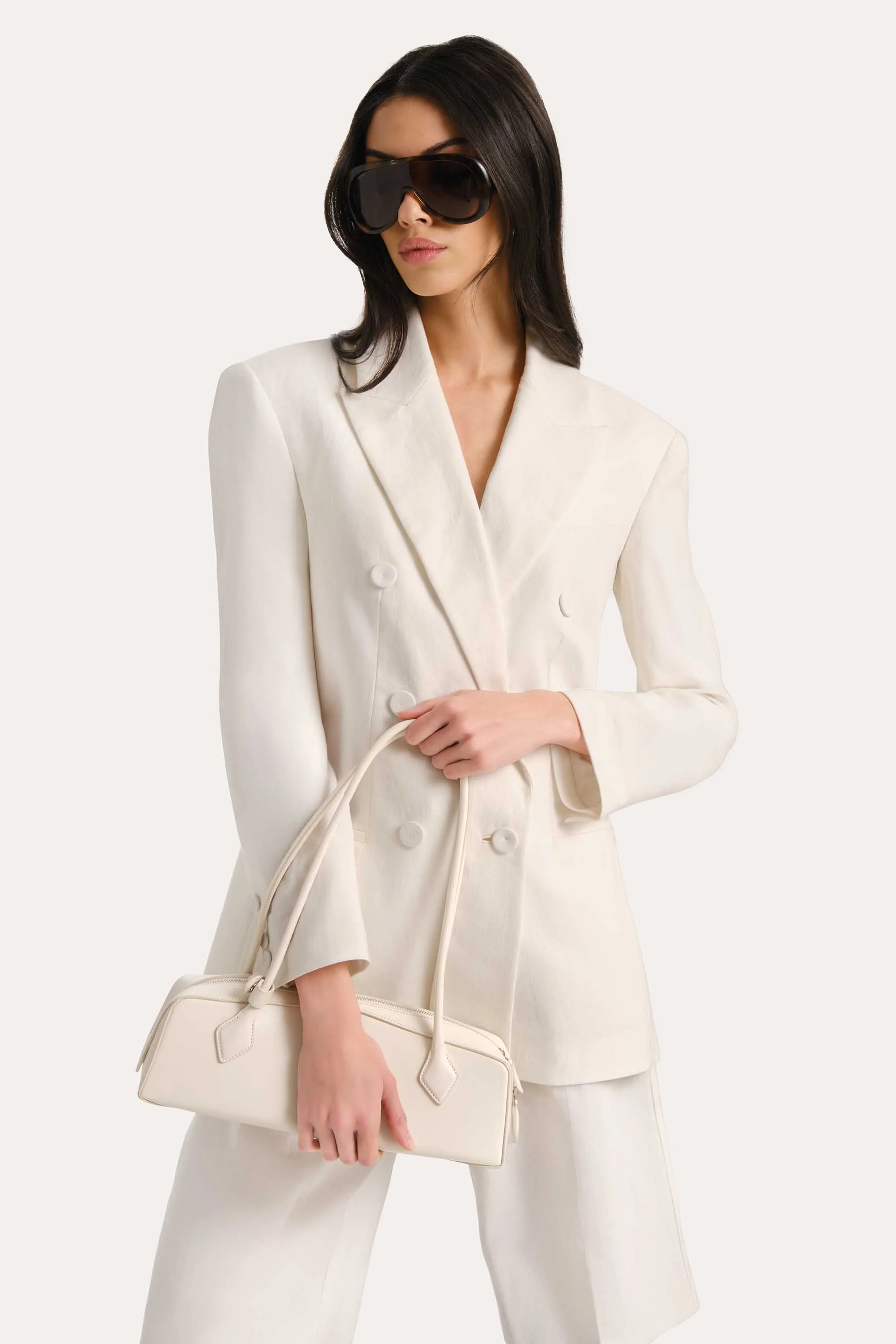 Stella Oversized Linen Blazer - Image 2