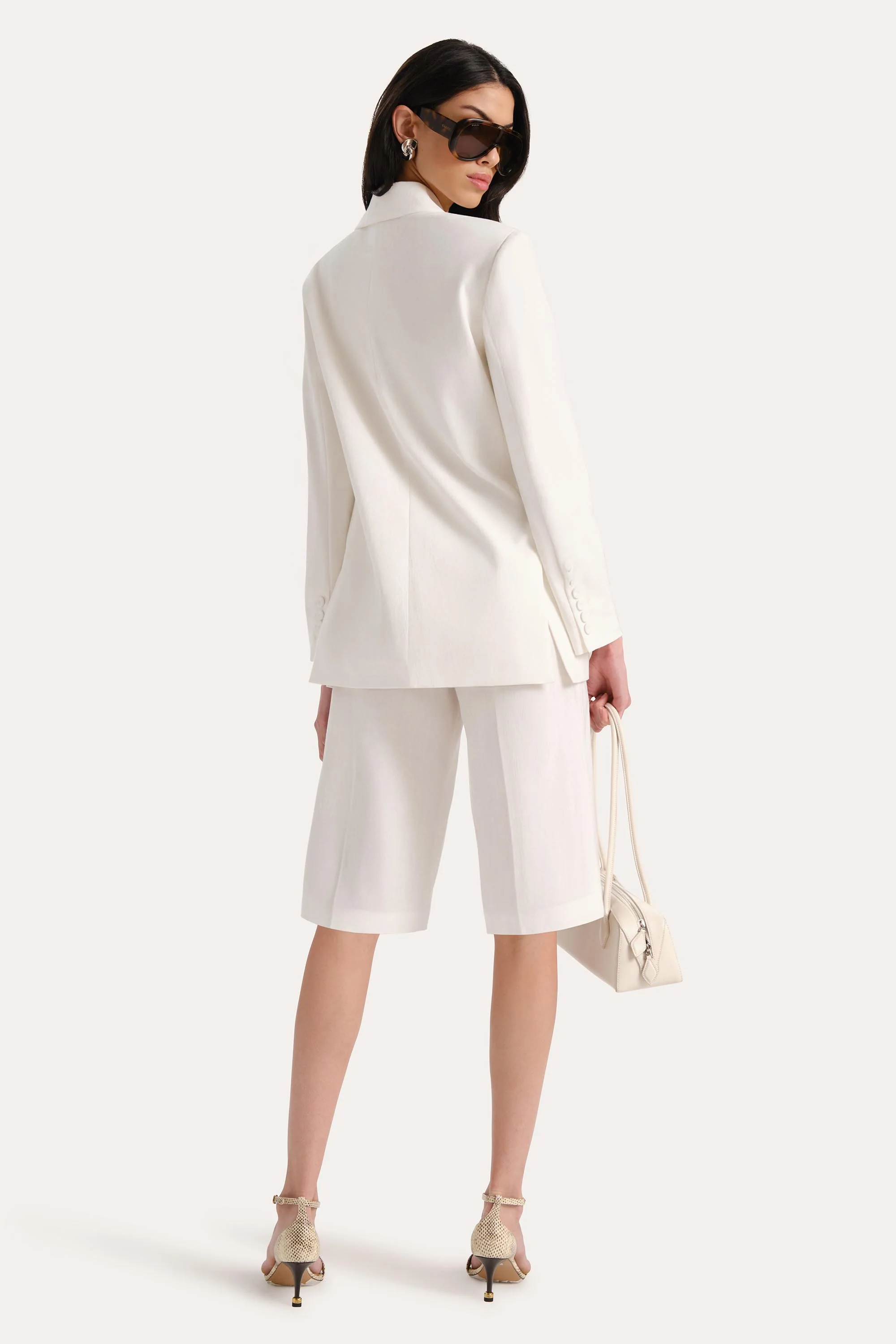 Stella Oversized Linen Blazer - Image 3