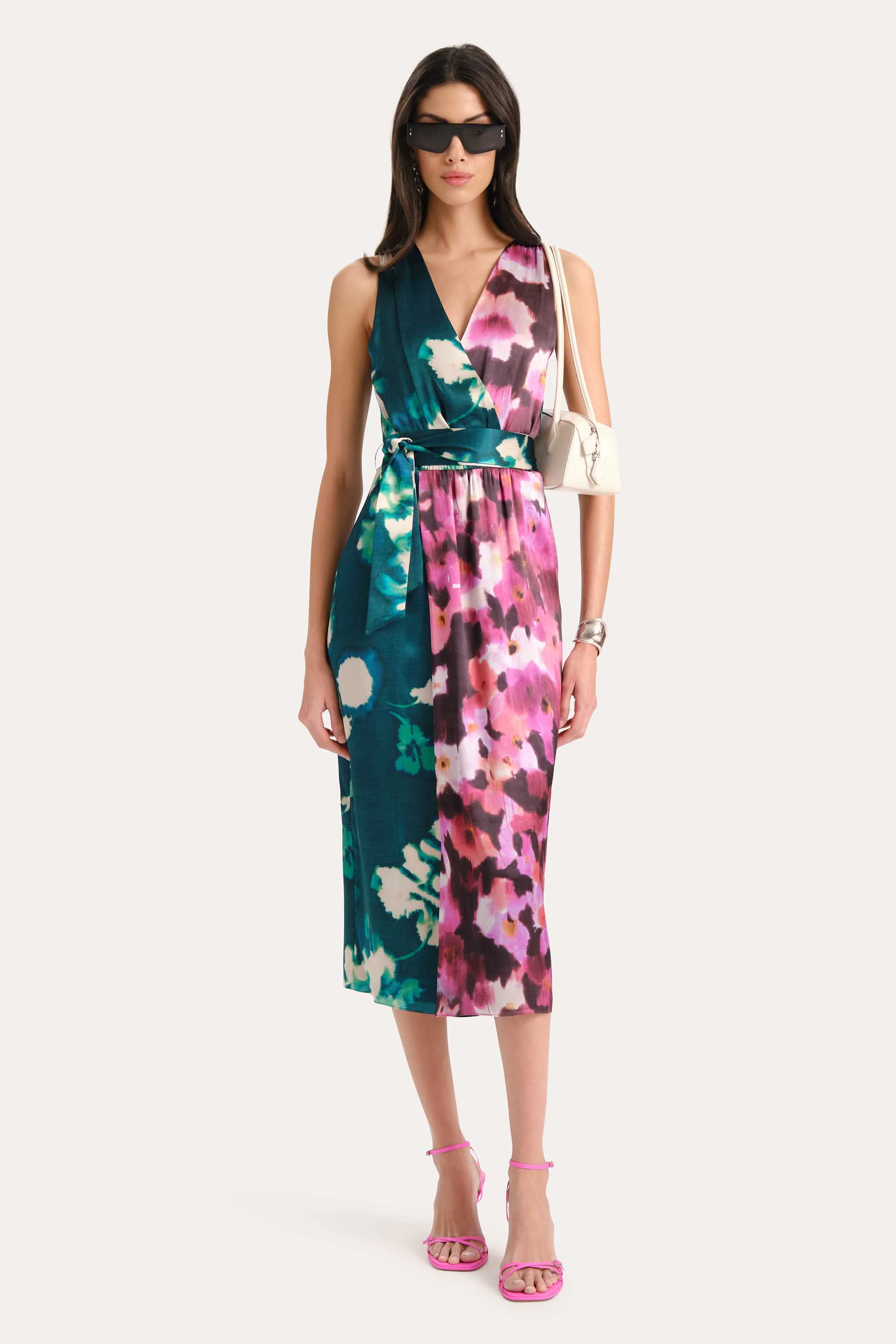 Delilah-Rose Silk Midi Dress