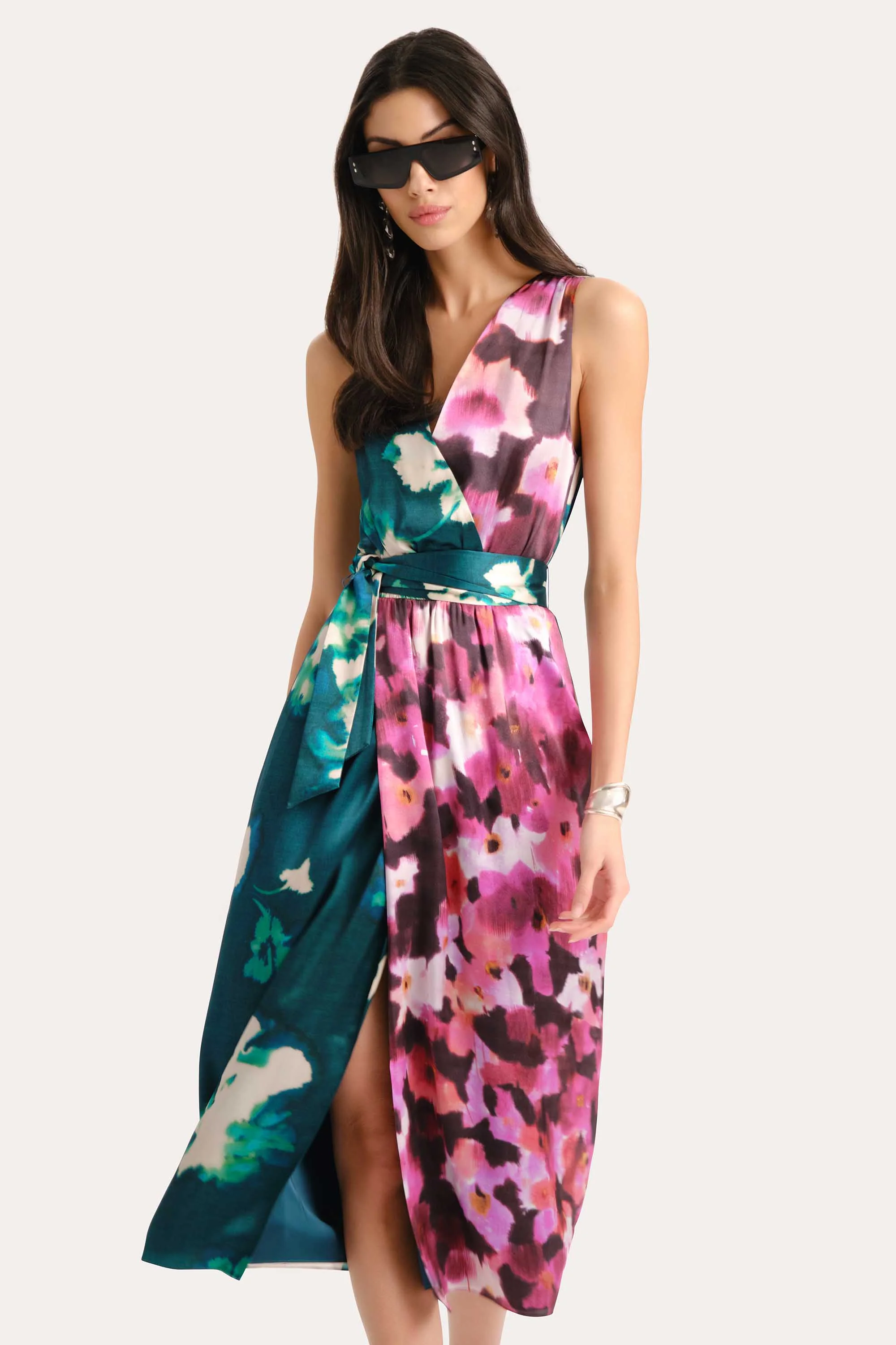 Delilah-Rose Silk Midi Dress - Image 4