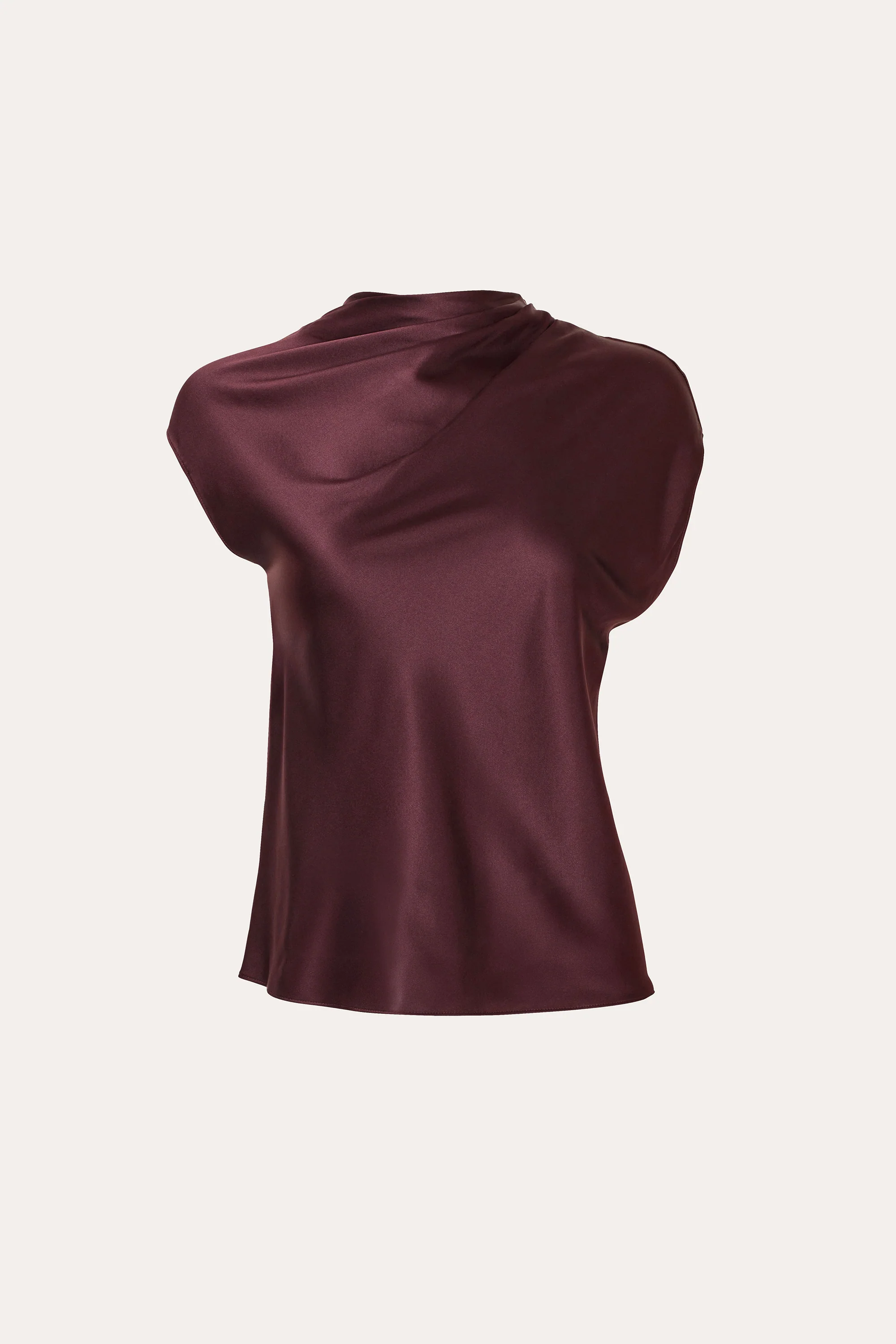 Diane Silk Draped Blouse - Image 2