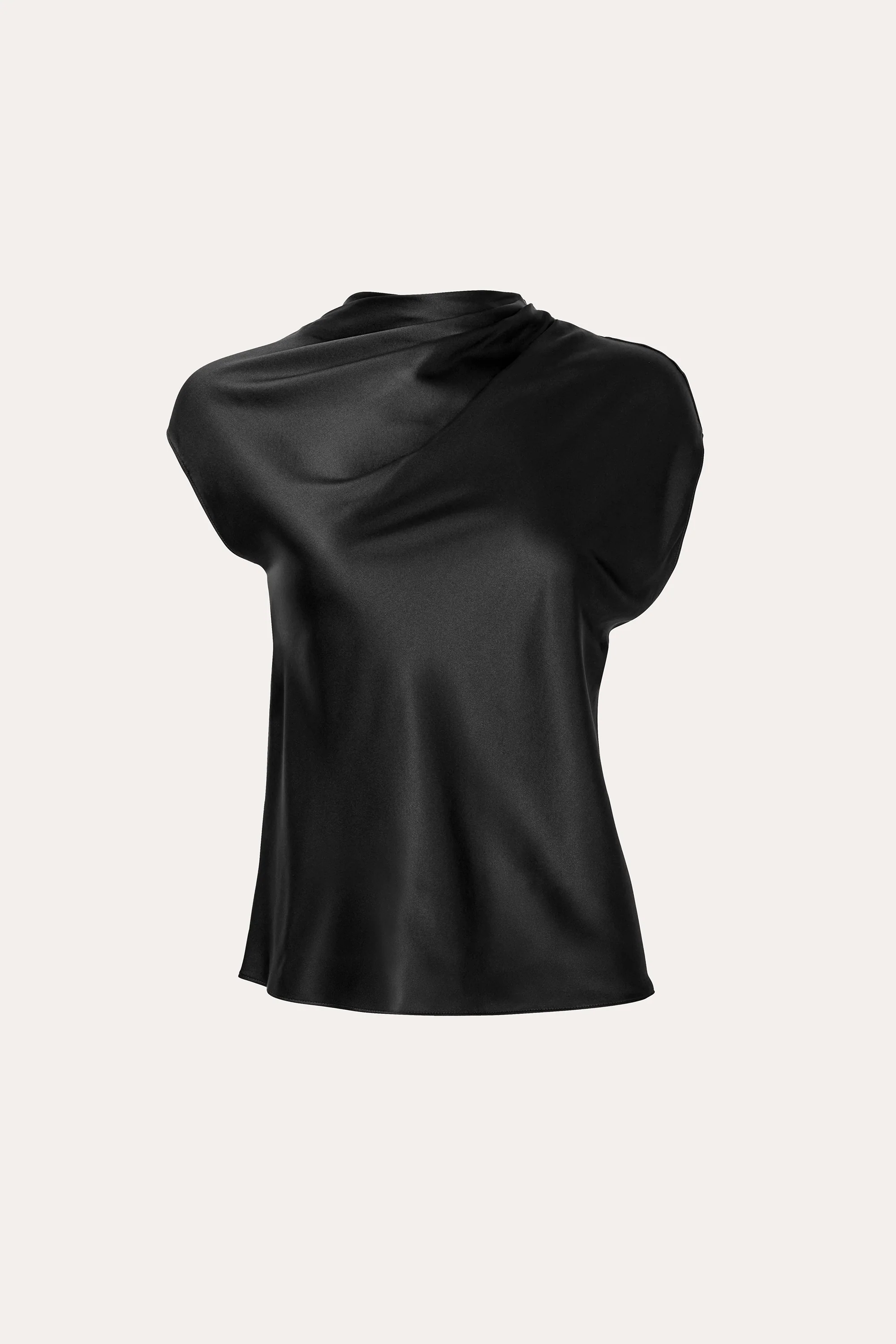 Diane Silk Draped Blouse - Image 2