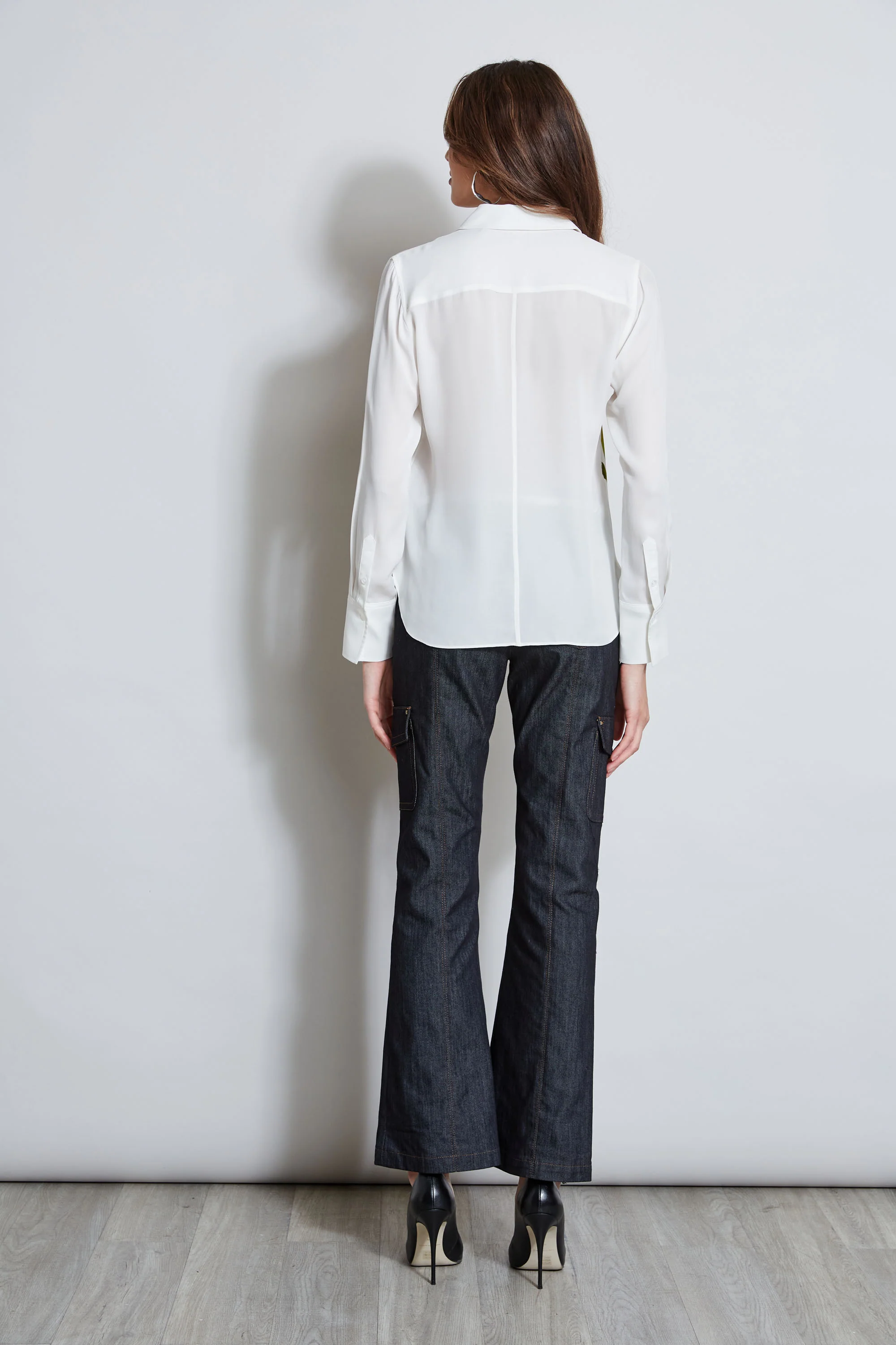 Digital Floral Silk Shirt - Image 5