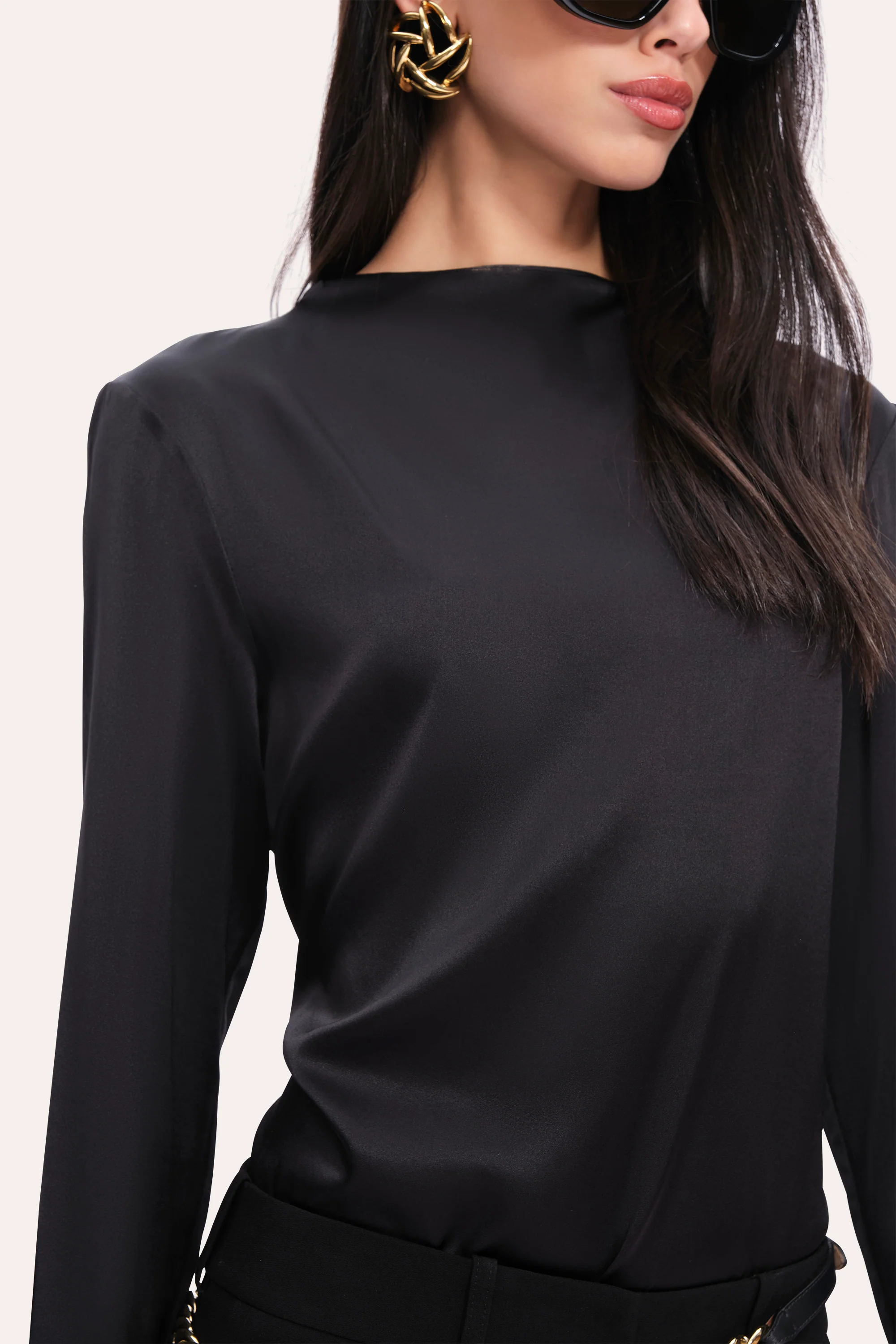 Silk Draped Top - Image 3