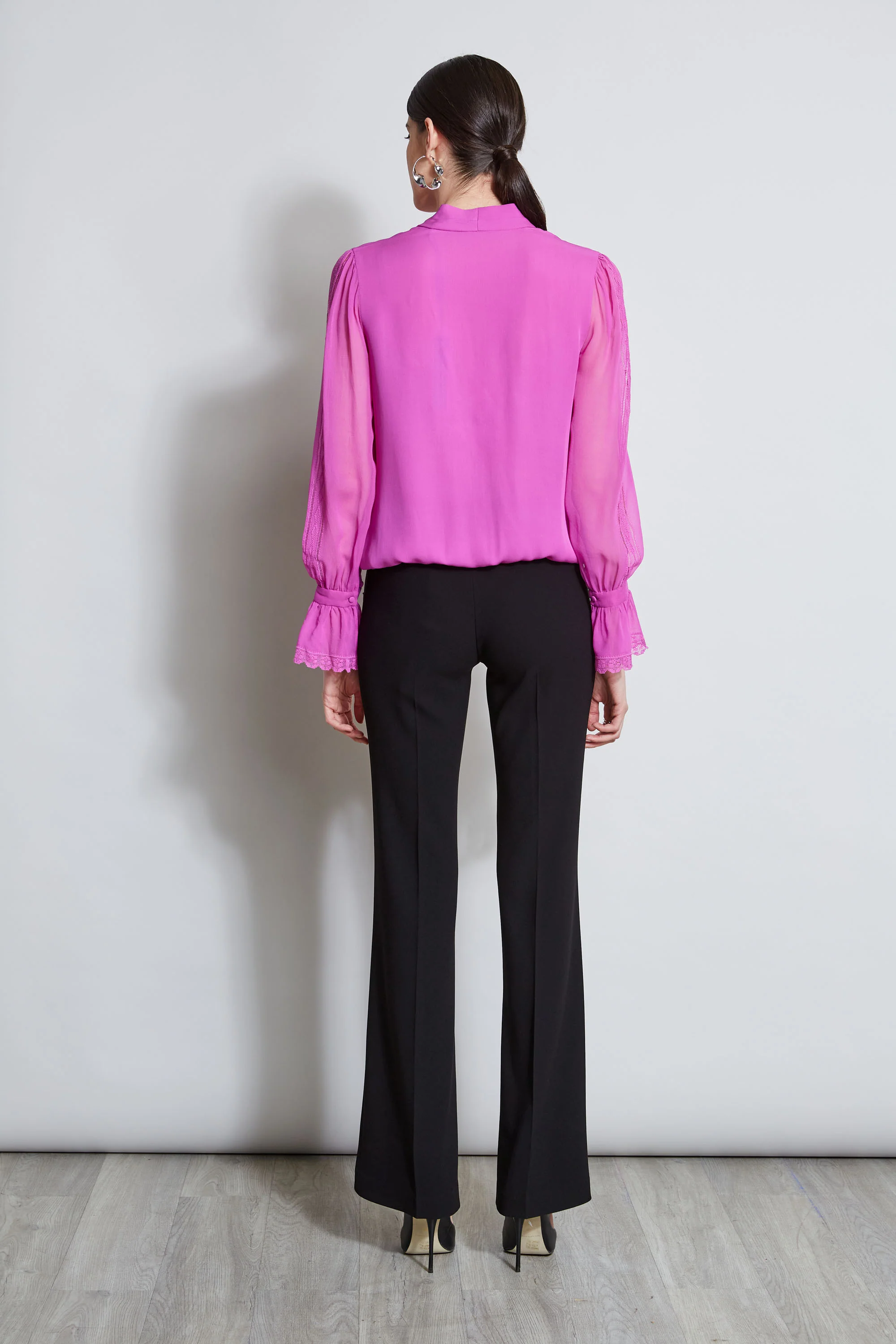 Embroidered Sleeve Blouson Shirt - Image 7