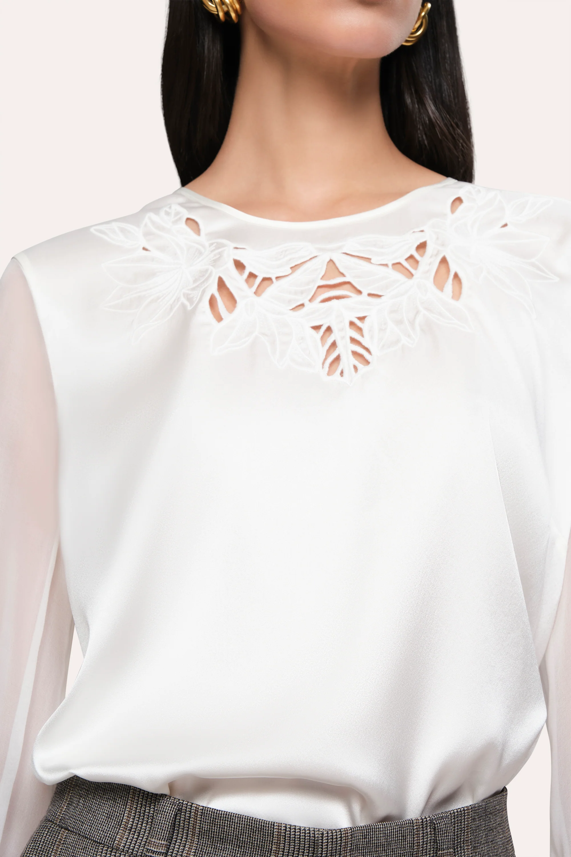 Olivia Silk Blouse - Image 3