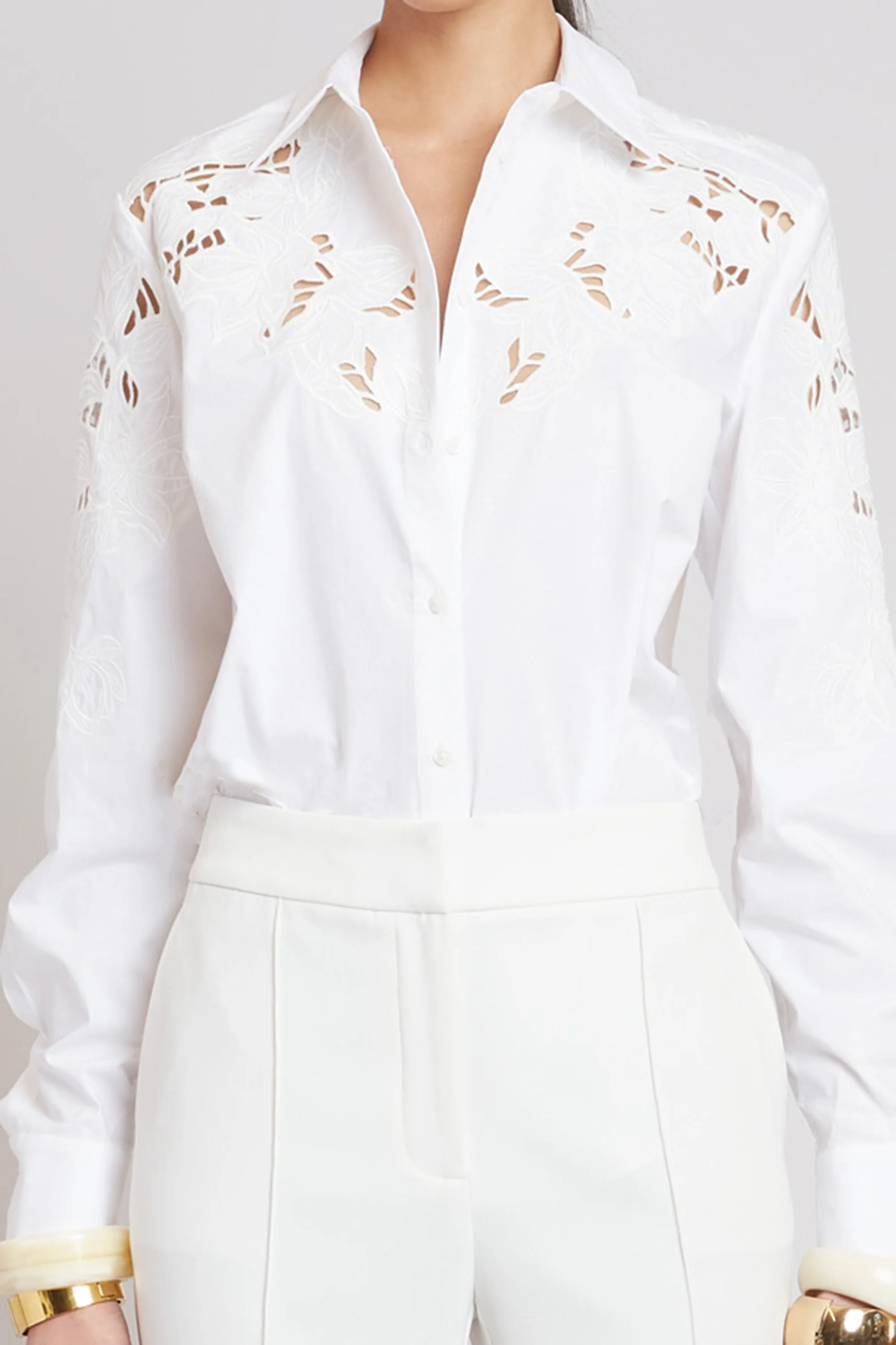 Openwork Cotton Shirt