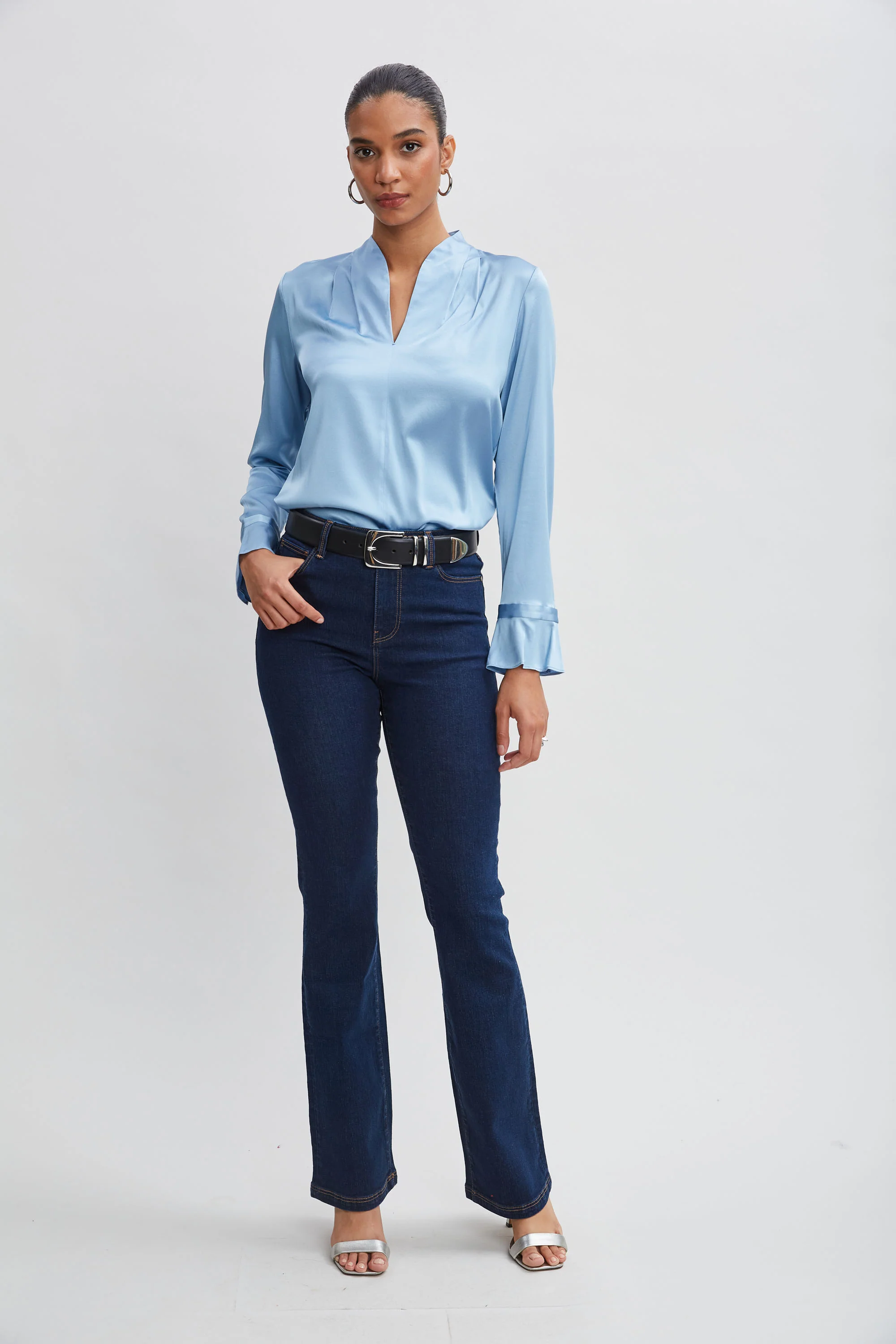 Fit & Flare Jeans - Image 4