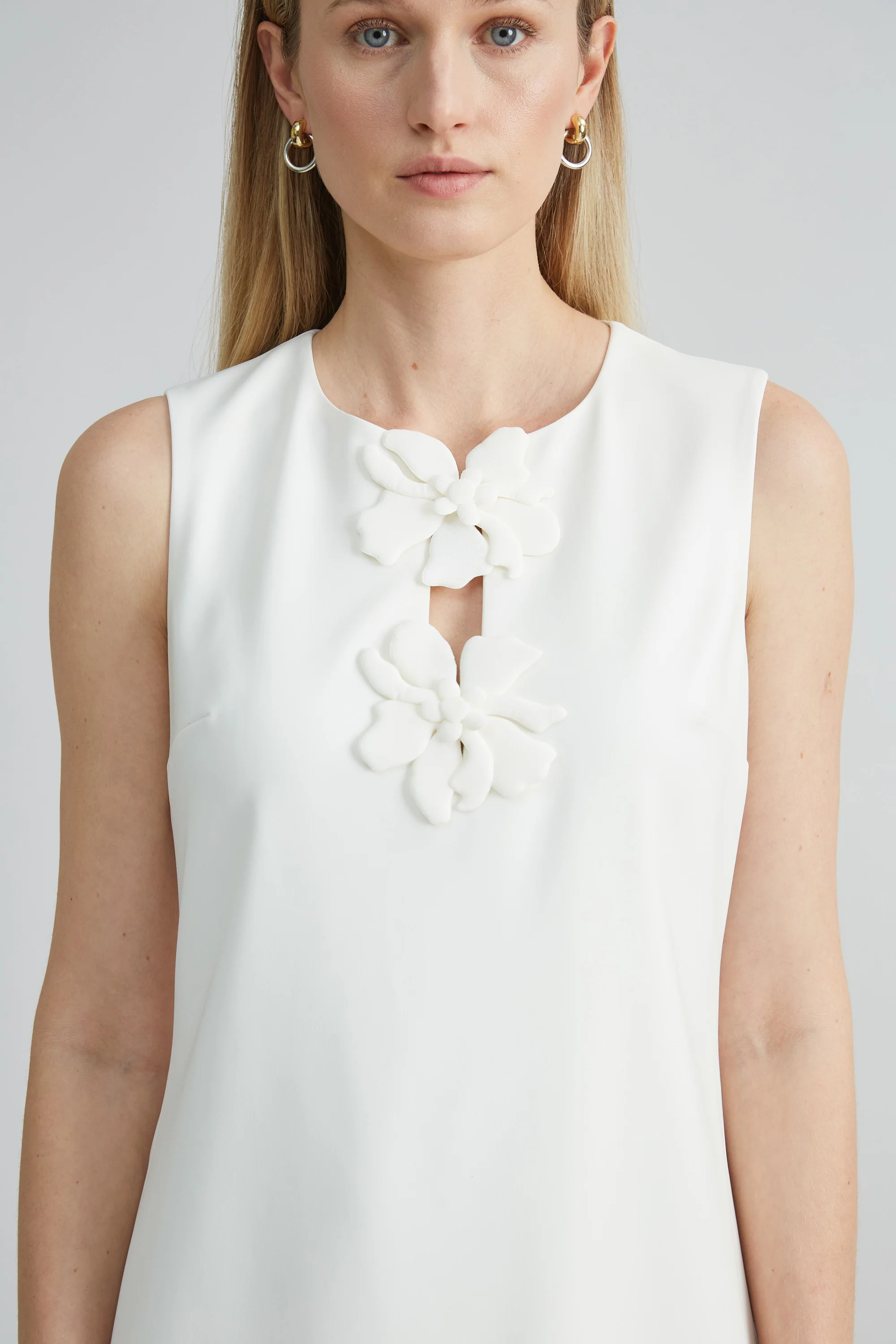 Flower Shift Dress - Image 3