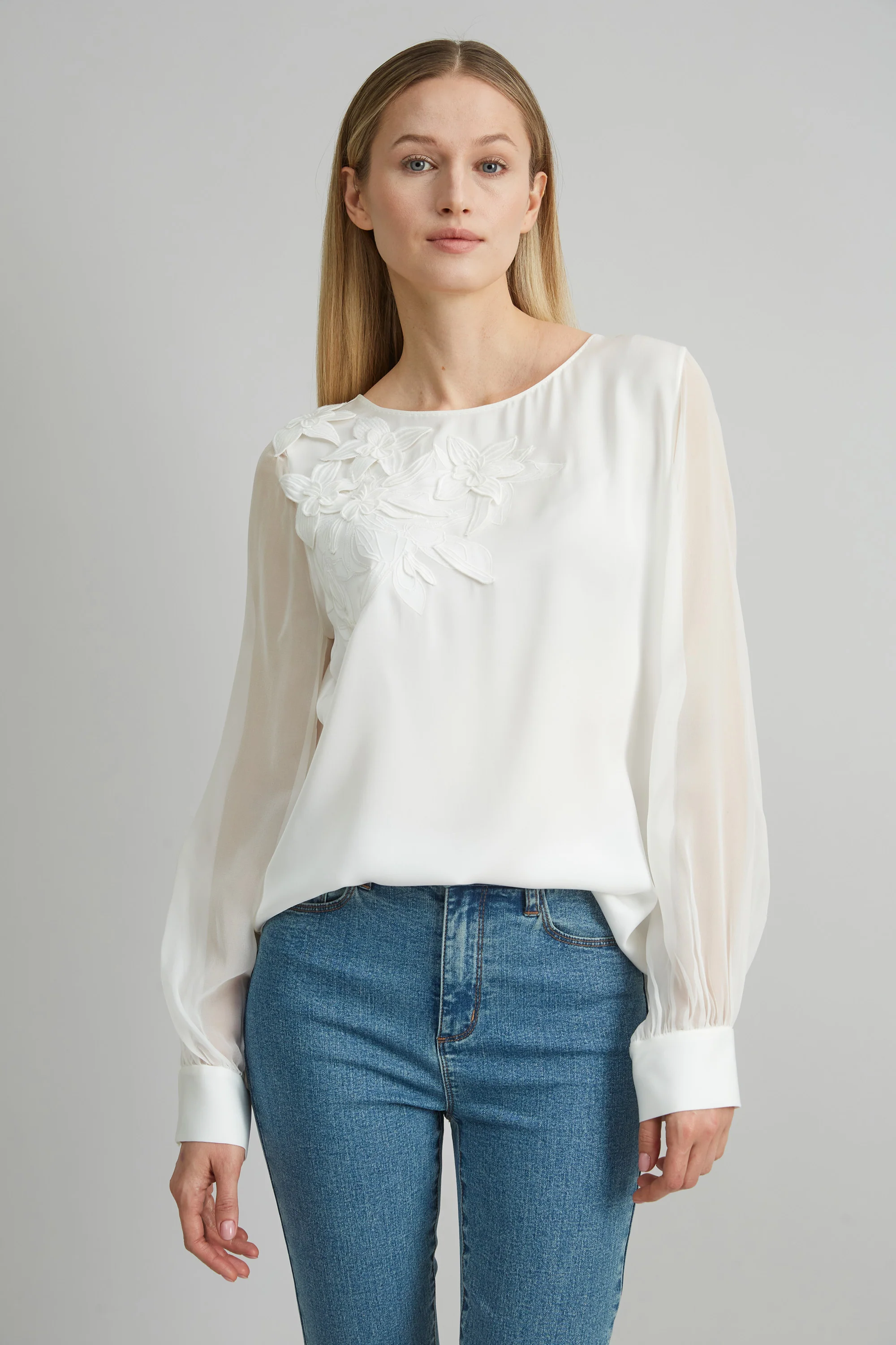 Applique Silk Shirt - Image 3