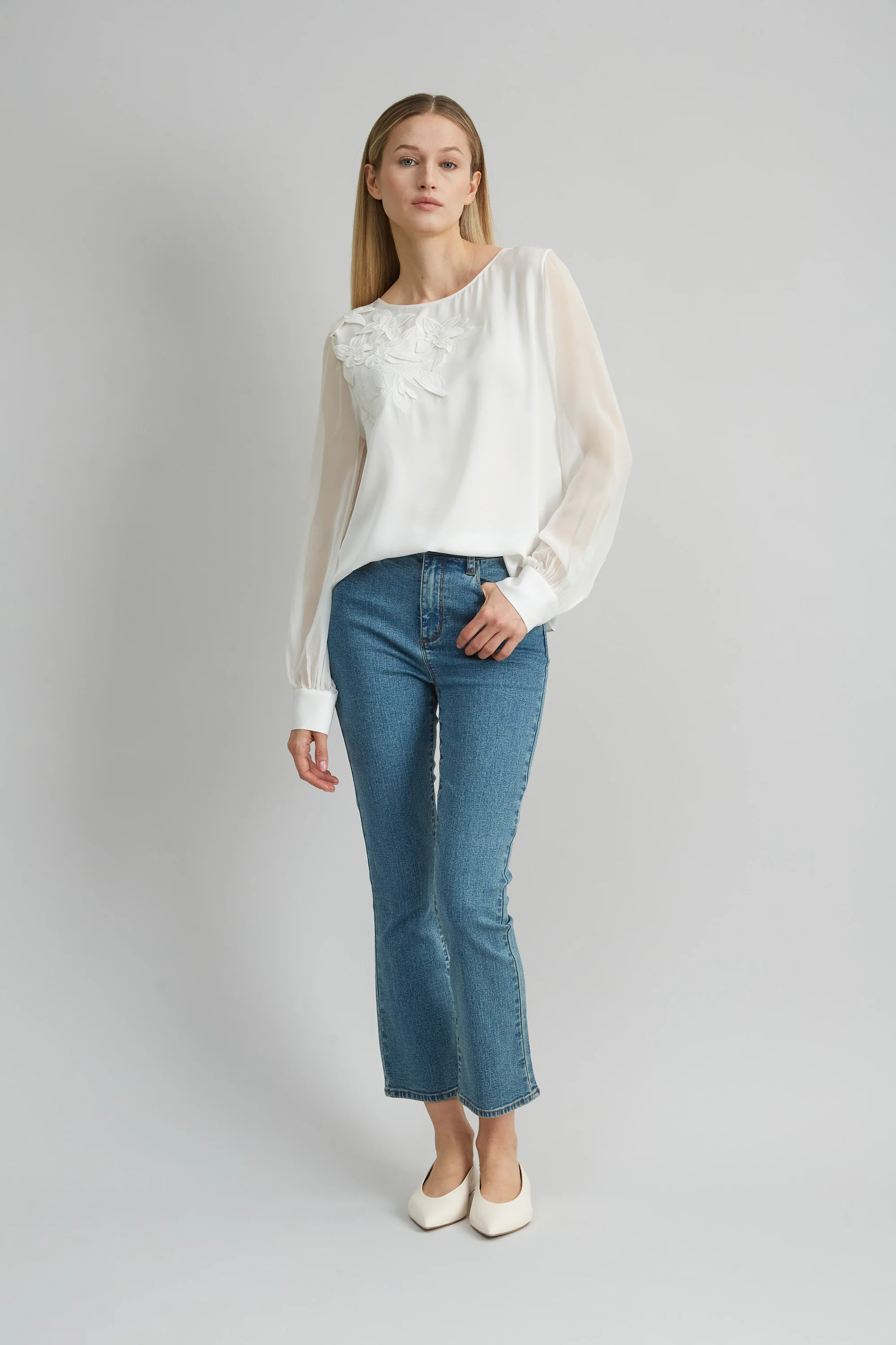 Applique Silk Shirt - Image 5
