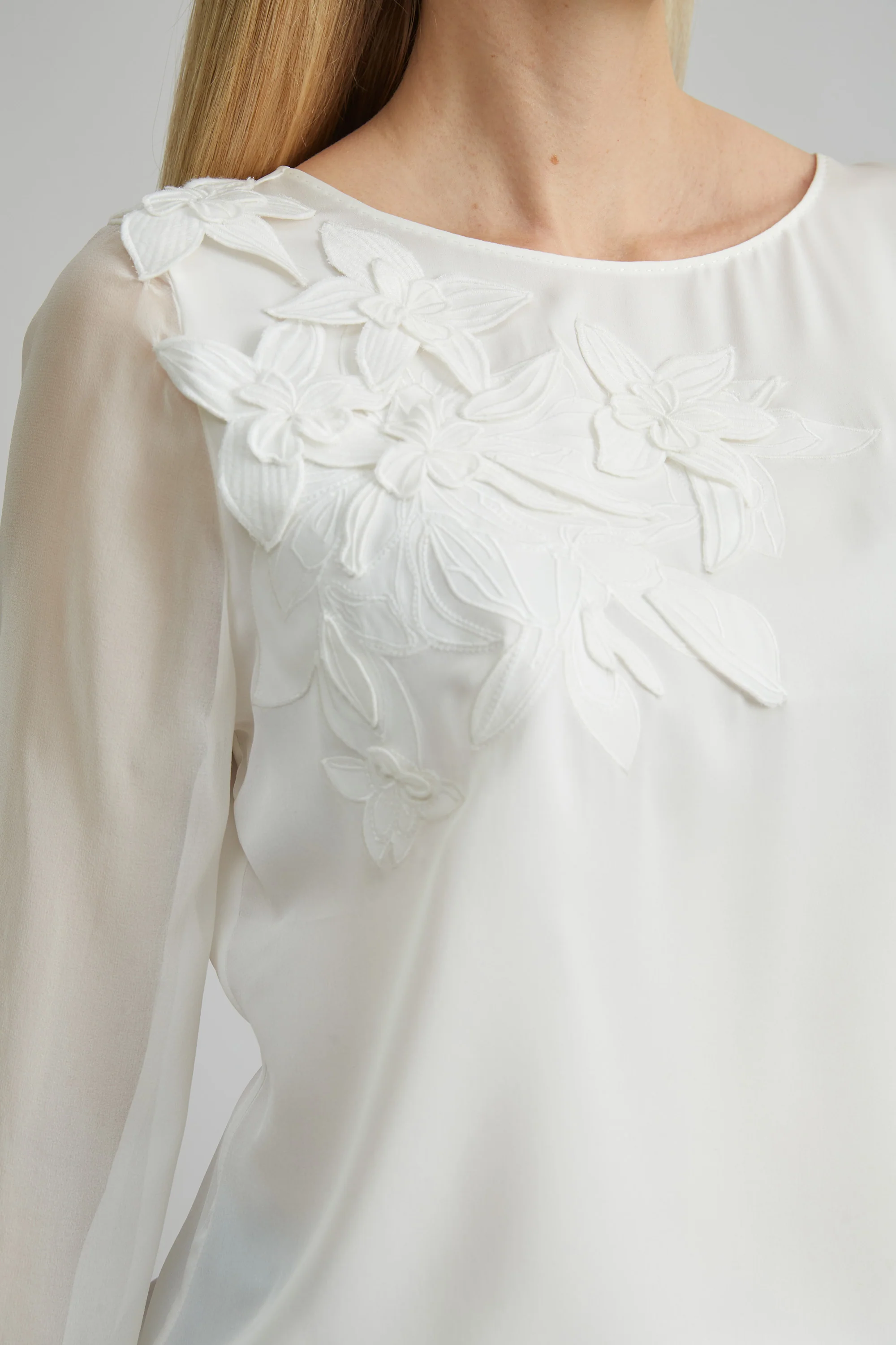 Applique Silk Shirt - Image 6