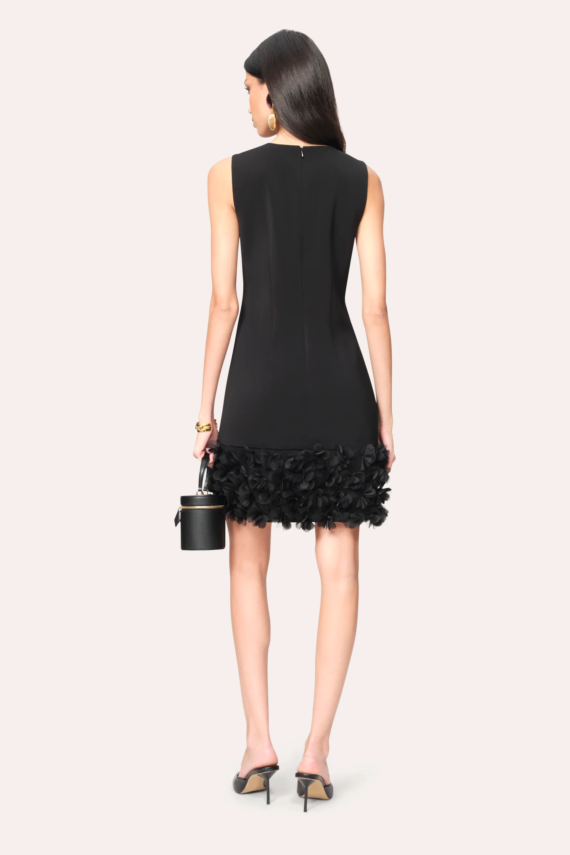 Floral Hem Shift Dress - Image 4