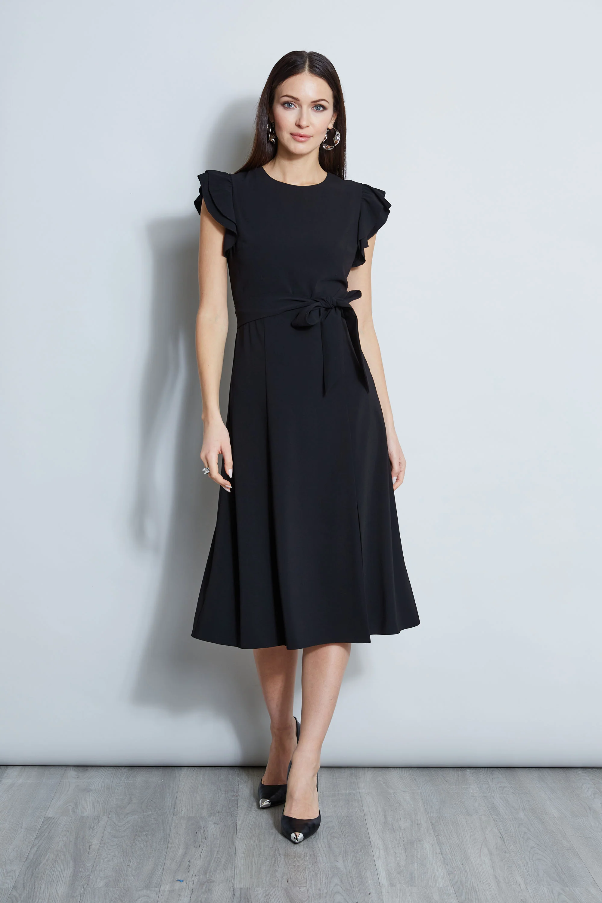 Flutter Sleeve Midi Dress - Image 2