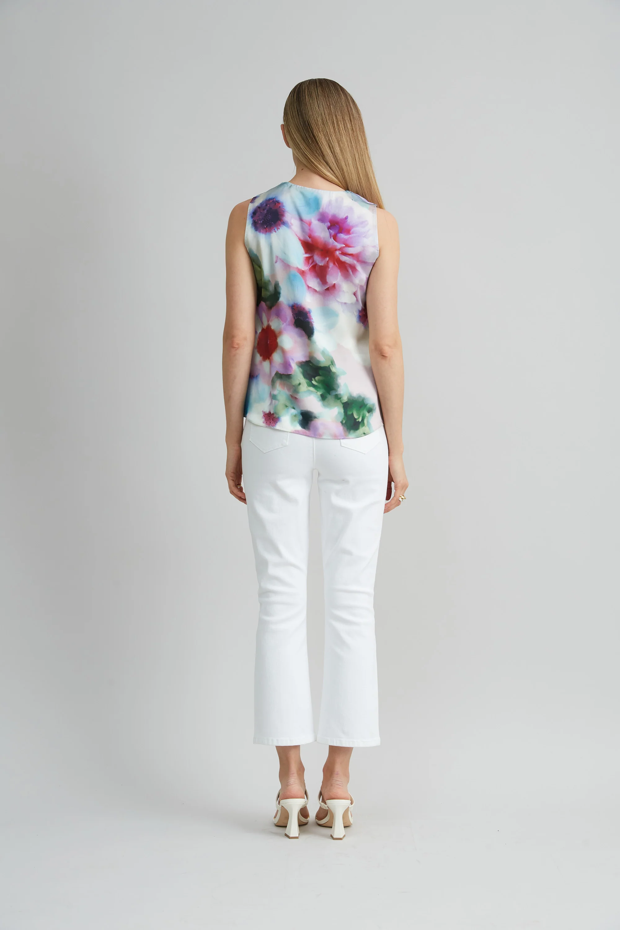 Silk Satin Fantasia Floral Shirt - Image 4