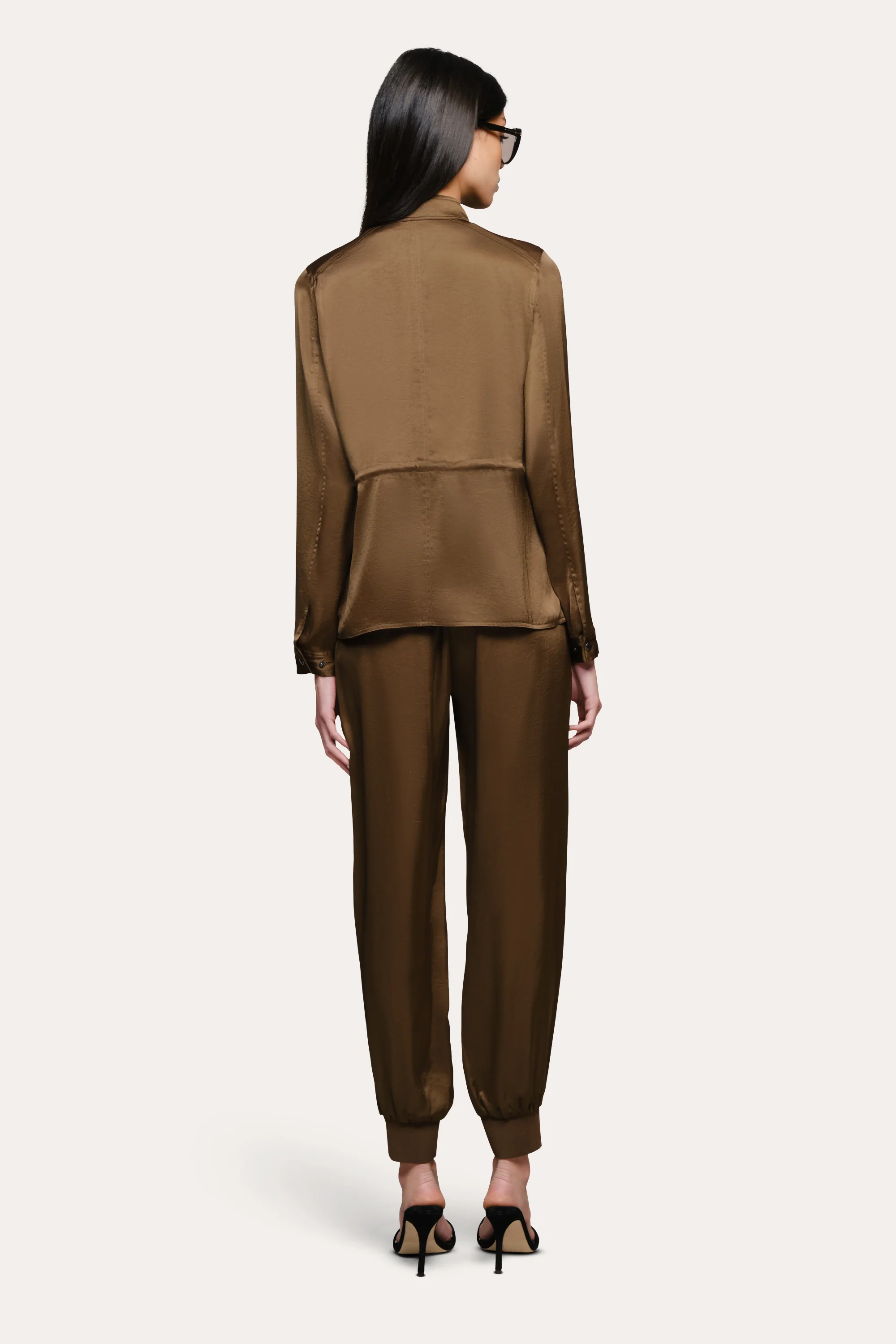 Olivia Utility Satin Jacket - Image 4