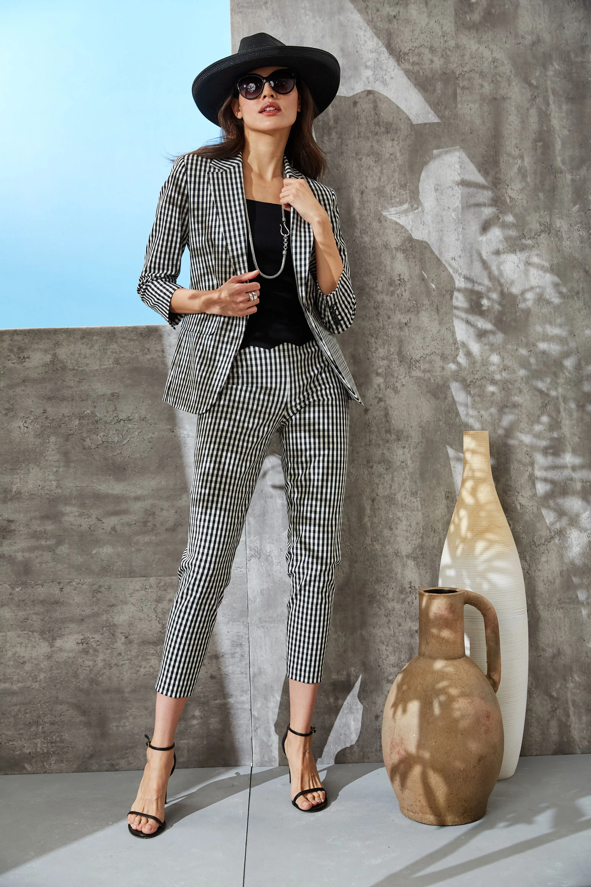 Gingham Skinny Pant - Image 2
