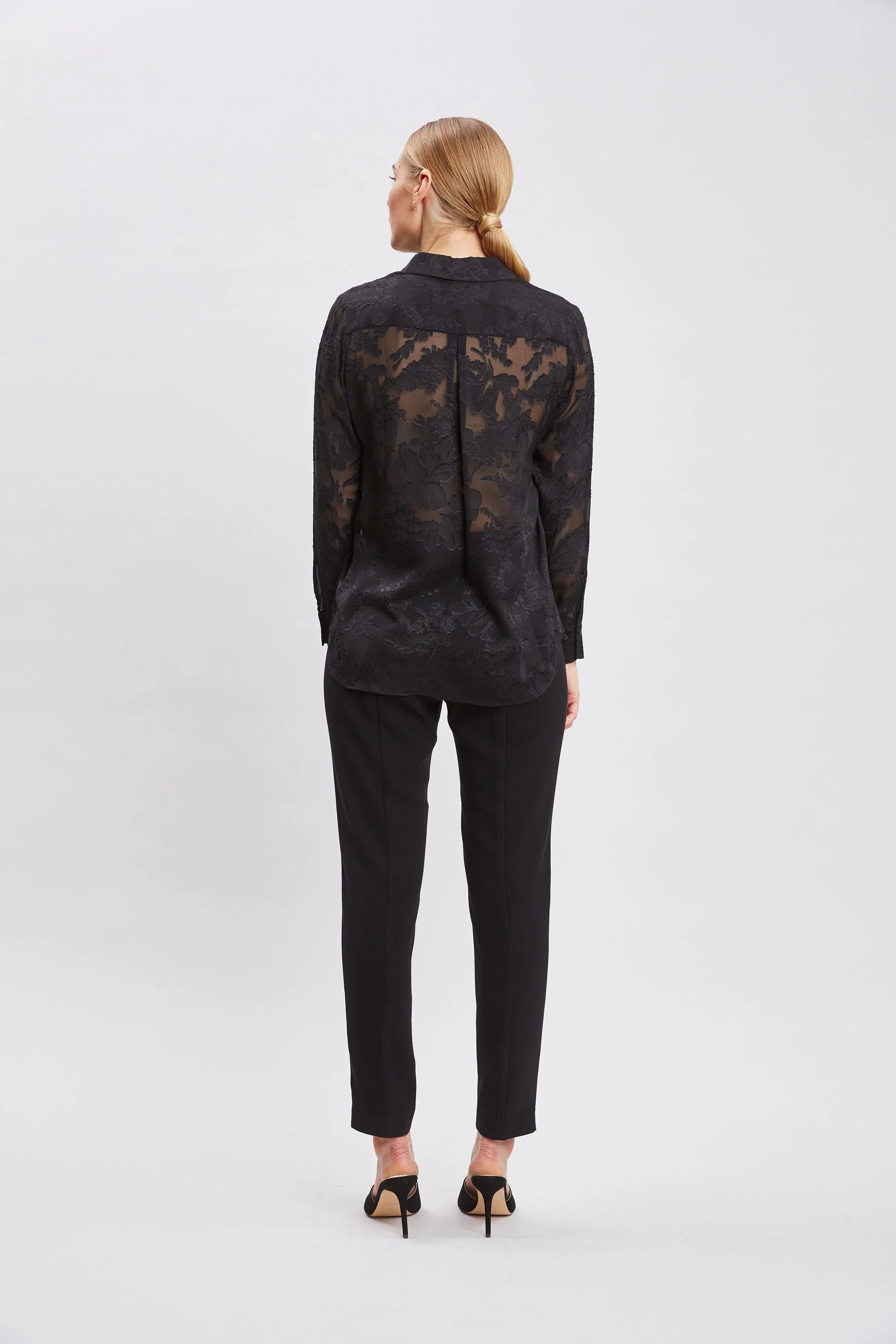 Silk Jacquard Utility Shirt - Image 5
