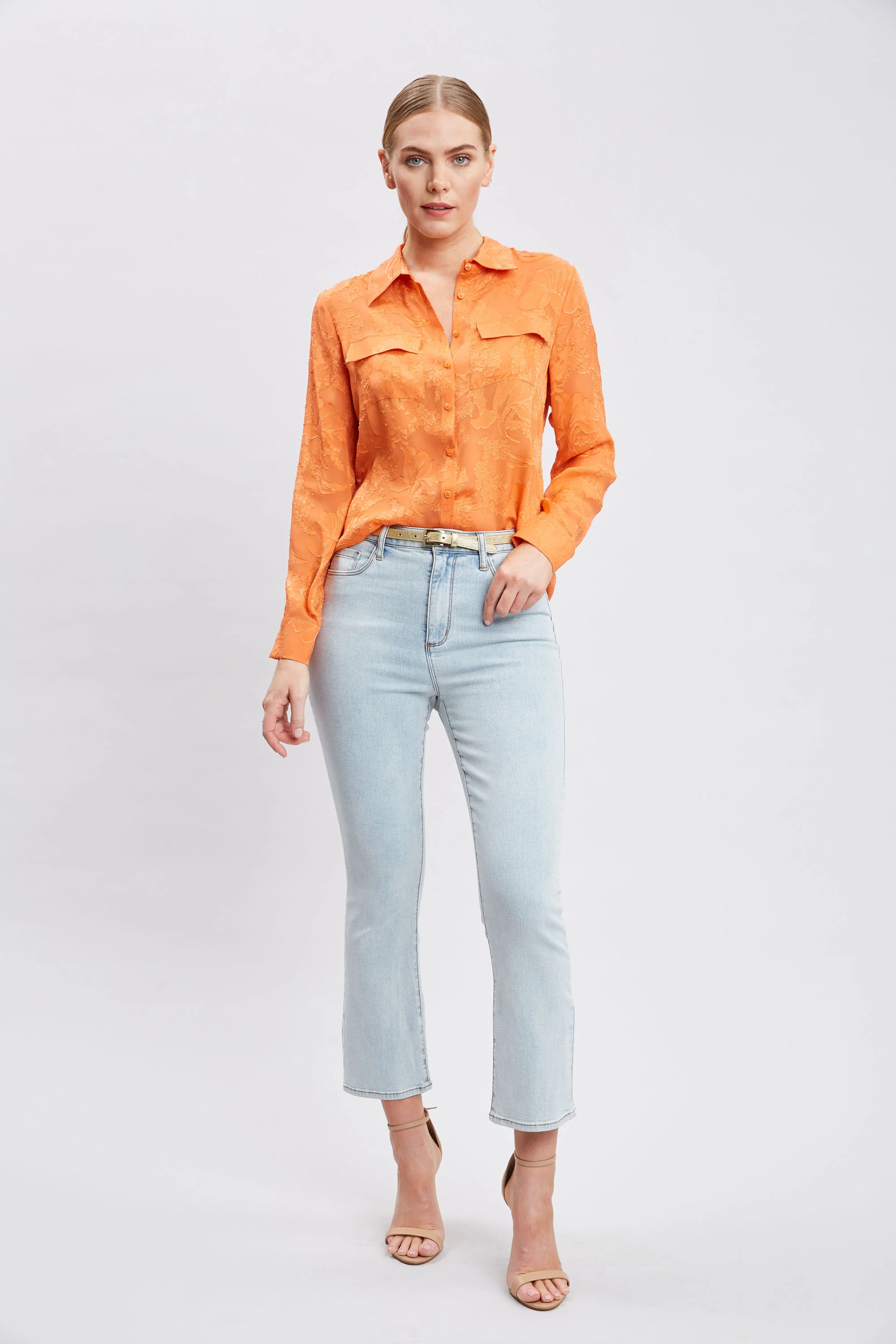 Silk Jacquard Utility Shirt - Image 2