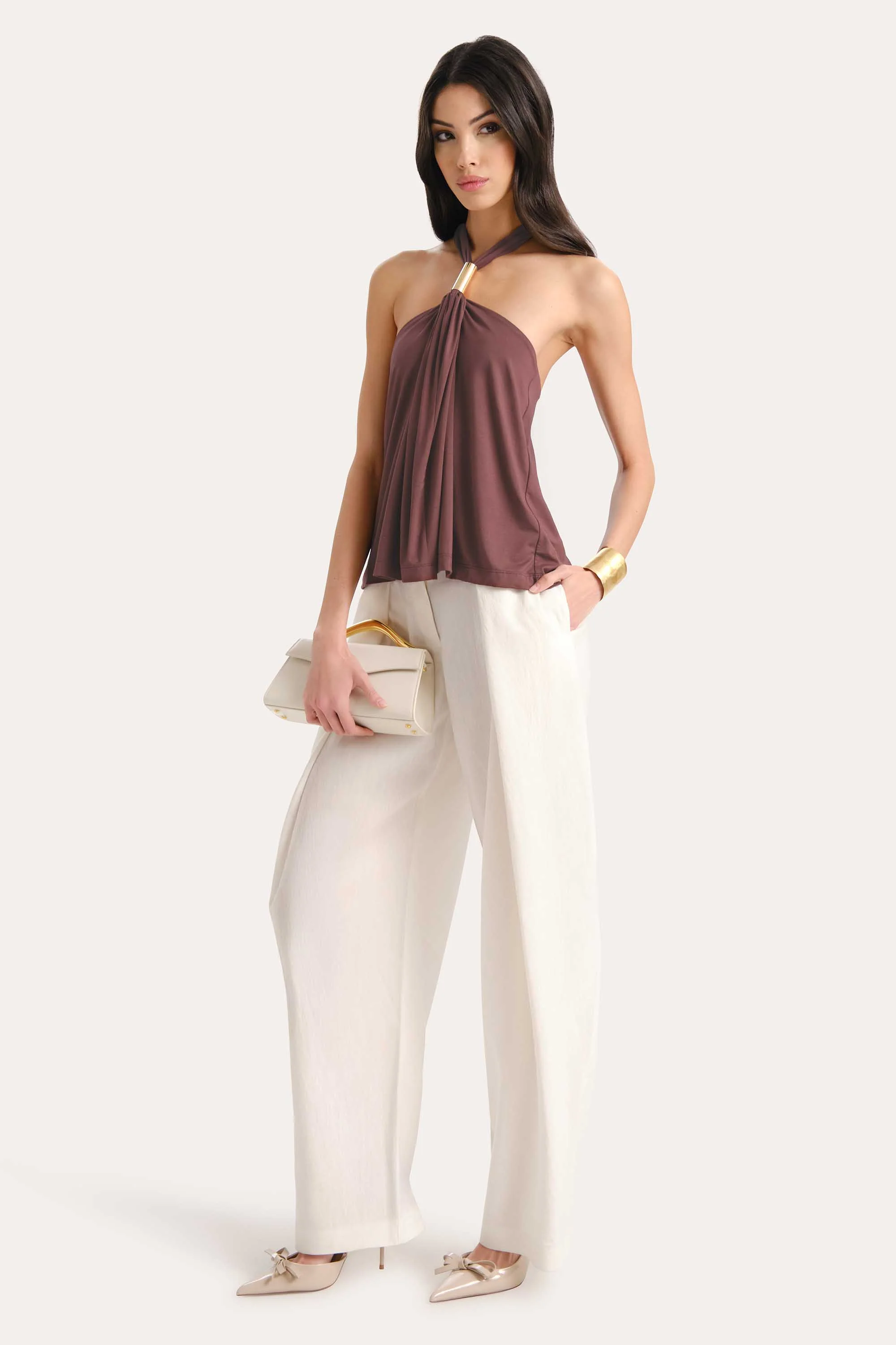Lila Halterneck Top - Image 4