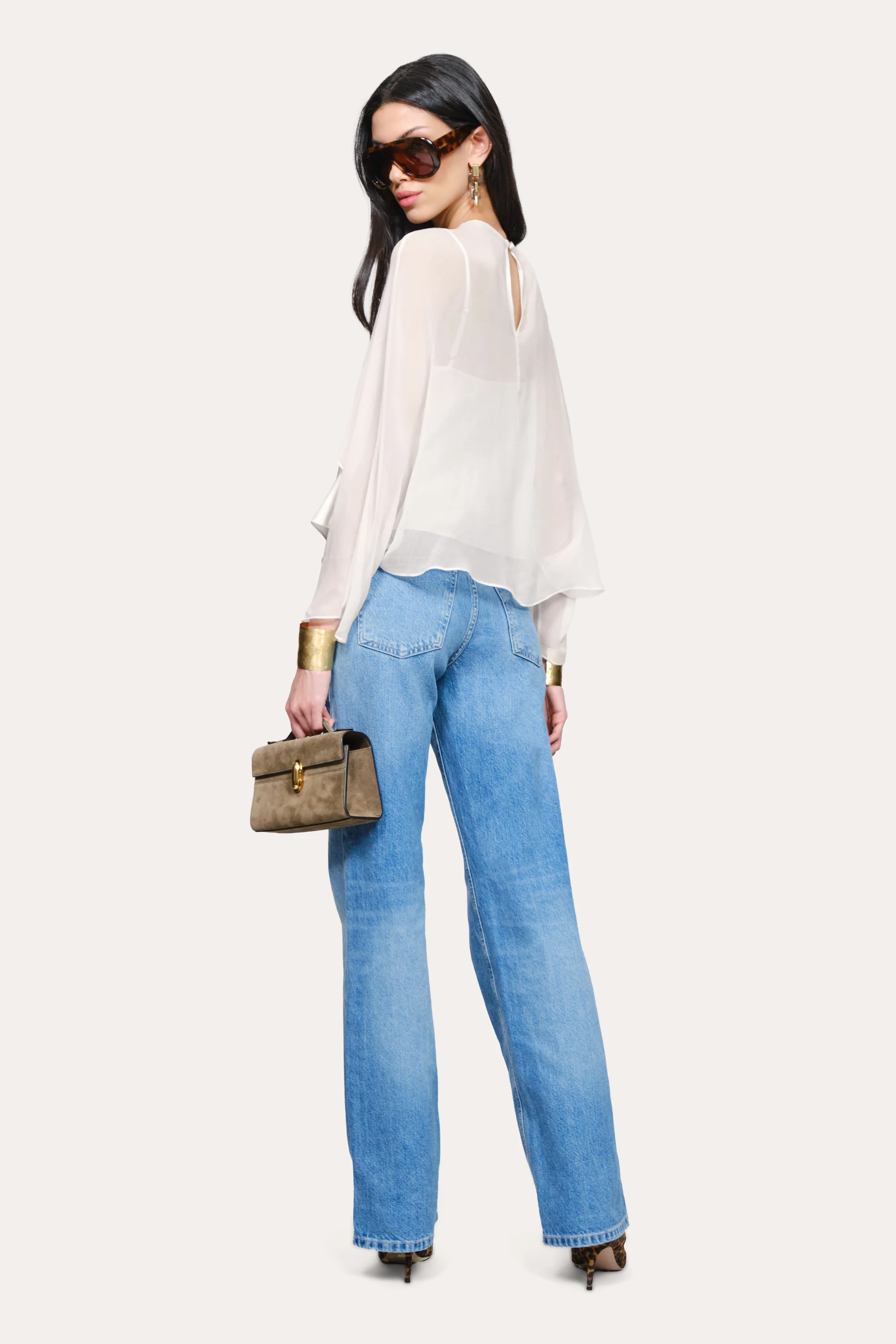 Sienna Silk Overlay Blouse - Image 3