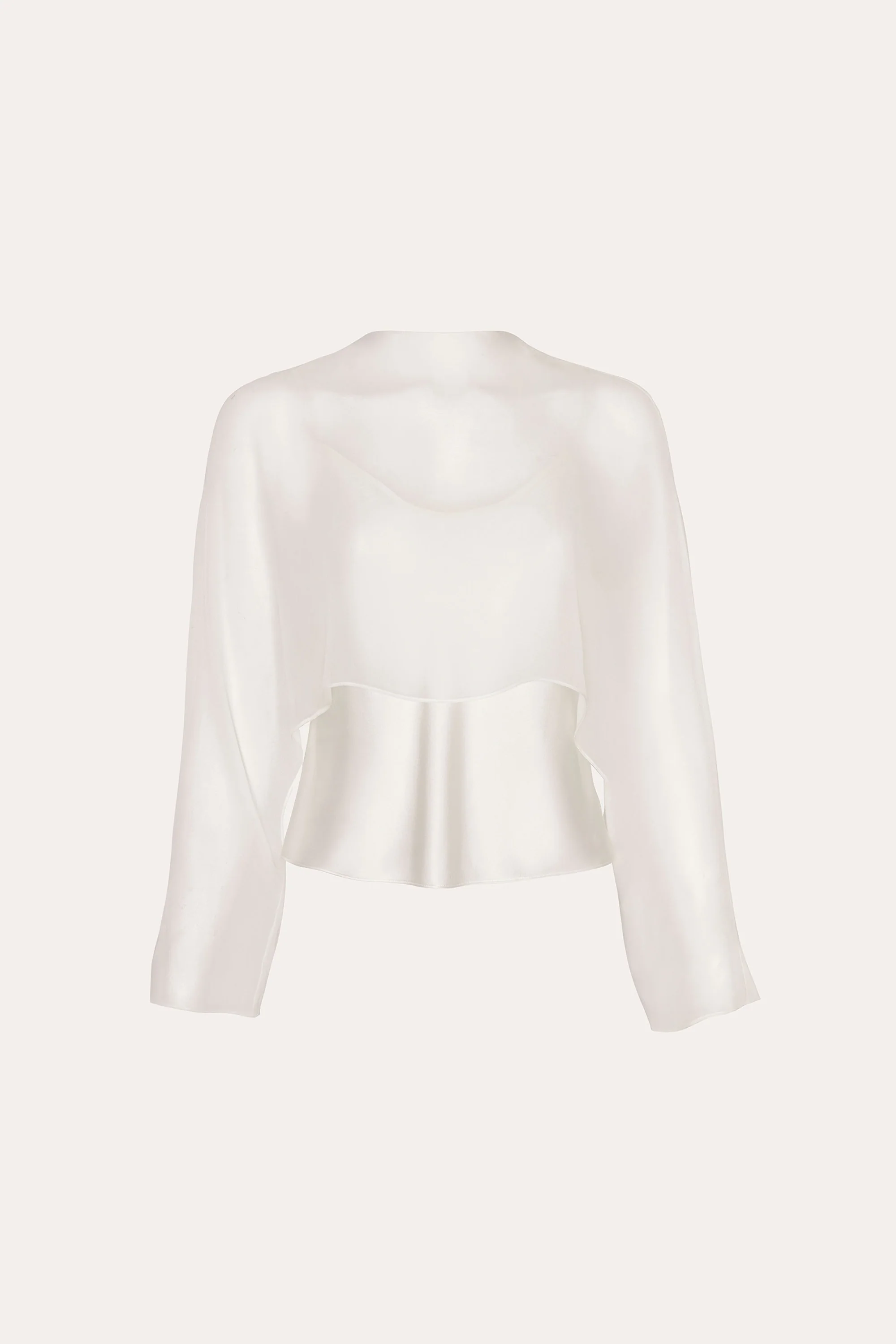 Sienna Silk Overlay Blouse - Image 7