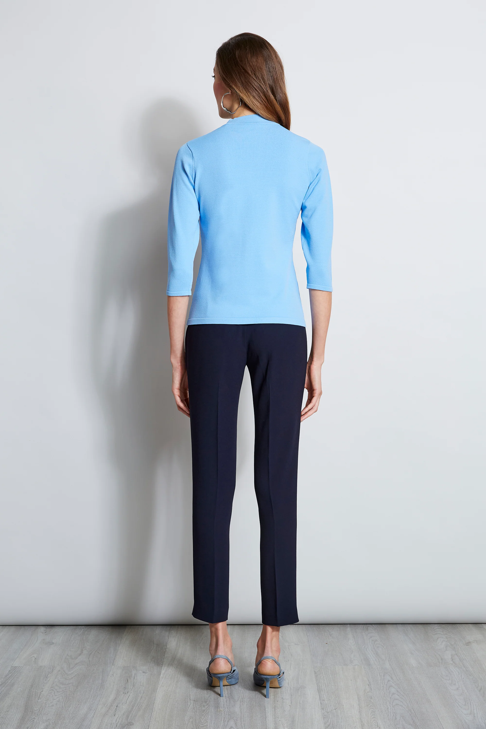 Lace Applique Mock Sweater - Image 3