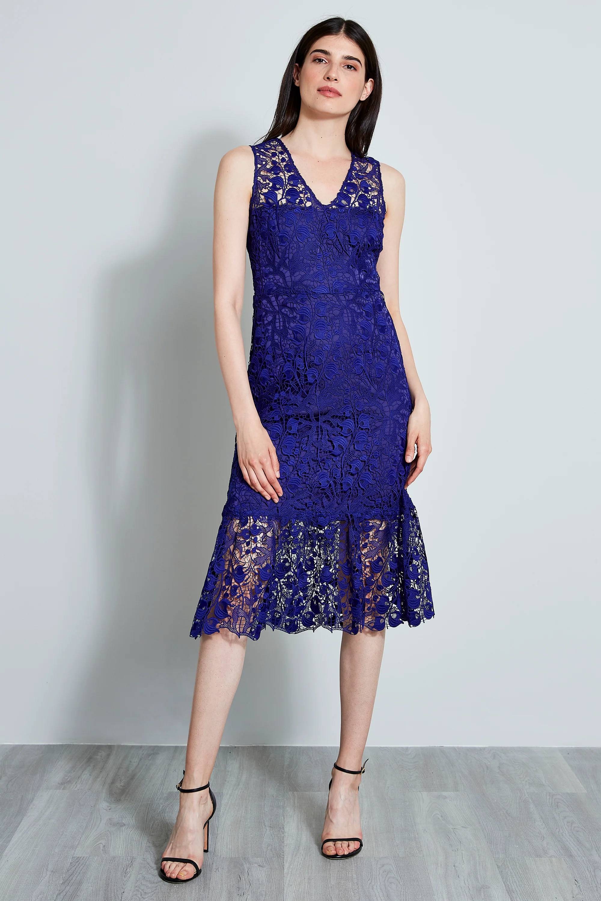 Lace Midi Dress - Image 3