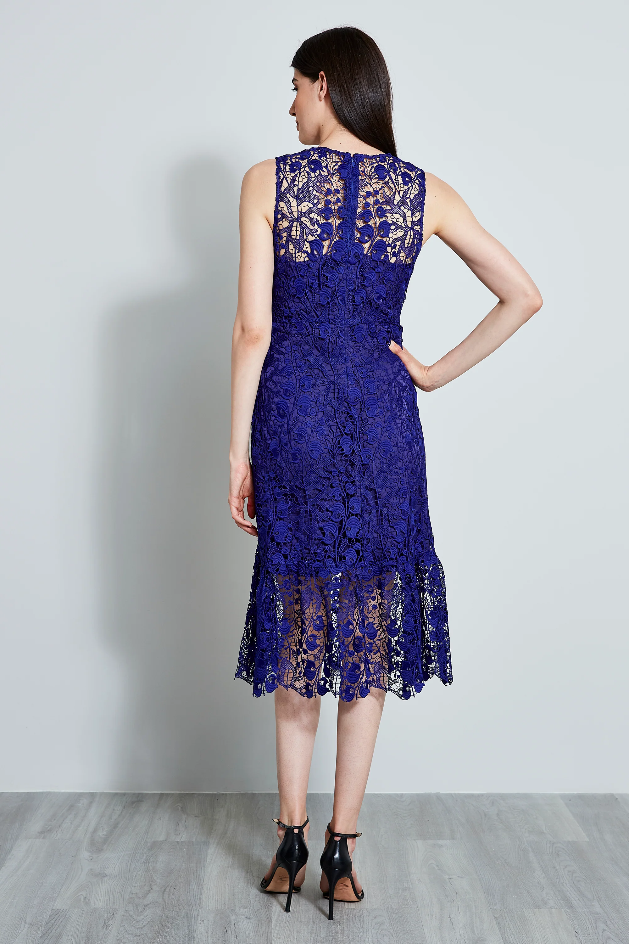 Lace Midi Dress - Image 4